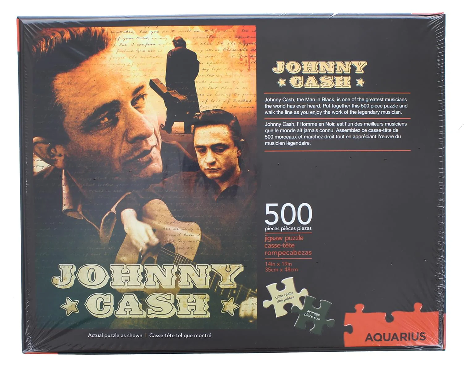 Johnny Cash 500 Piece Jigsaw Puzzle - Image 3