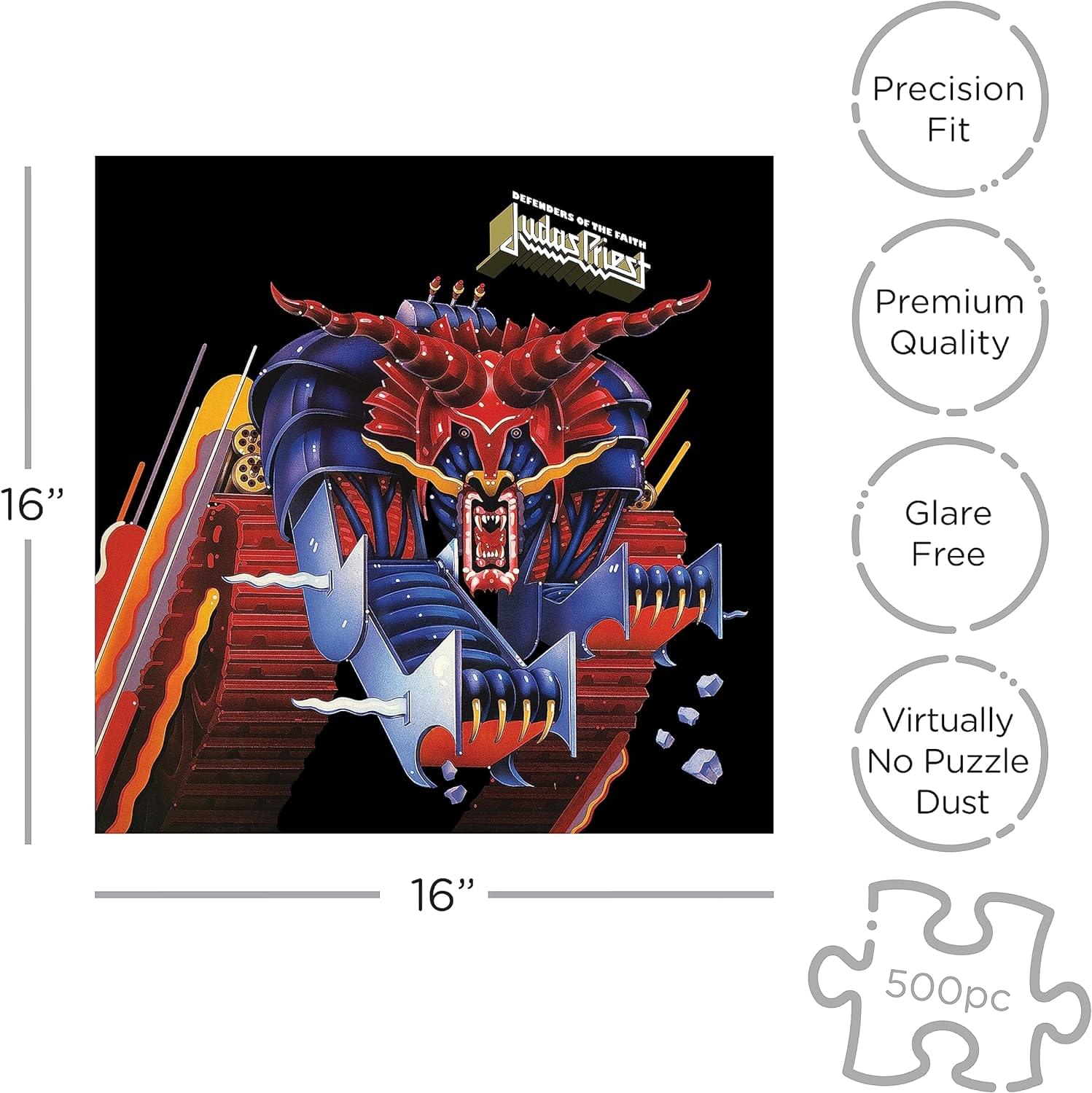 Judas Priest Defenders Of The Faith 500 Piece Jigsaw Puzzle - Image 3