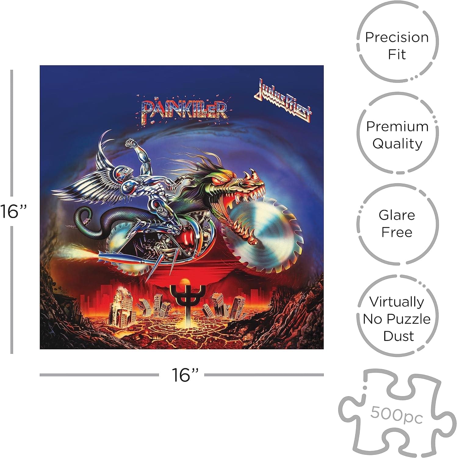 Judas Priest Painkiller 500 Piece Jigsaw Puzzle - Image 3