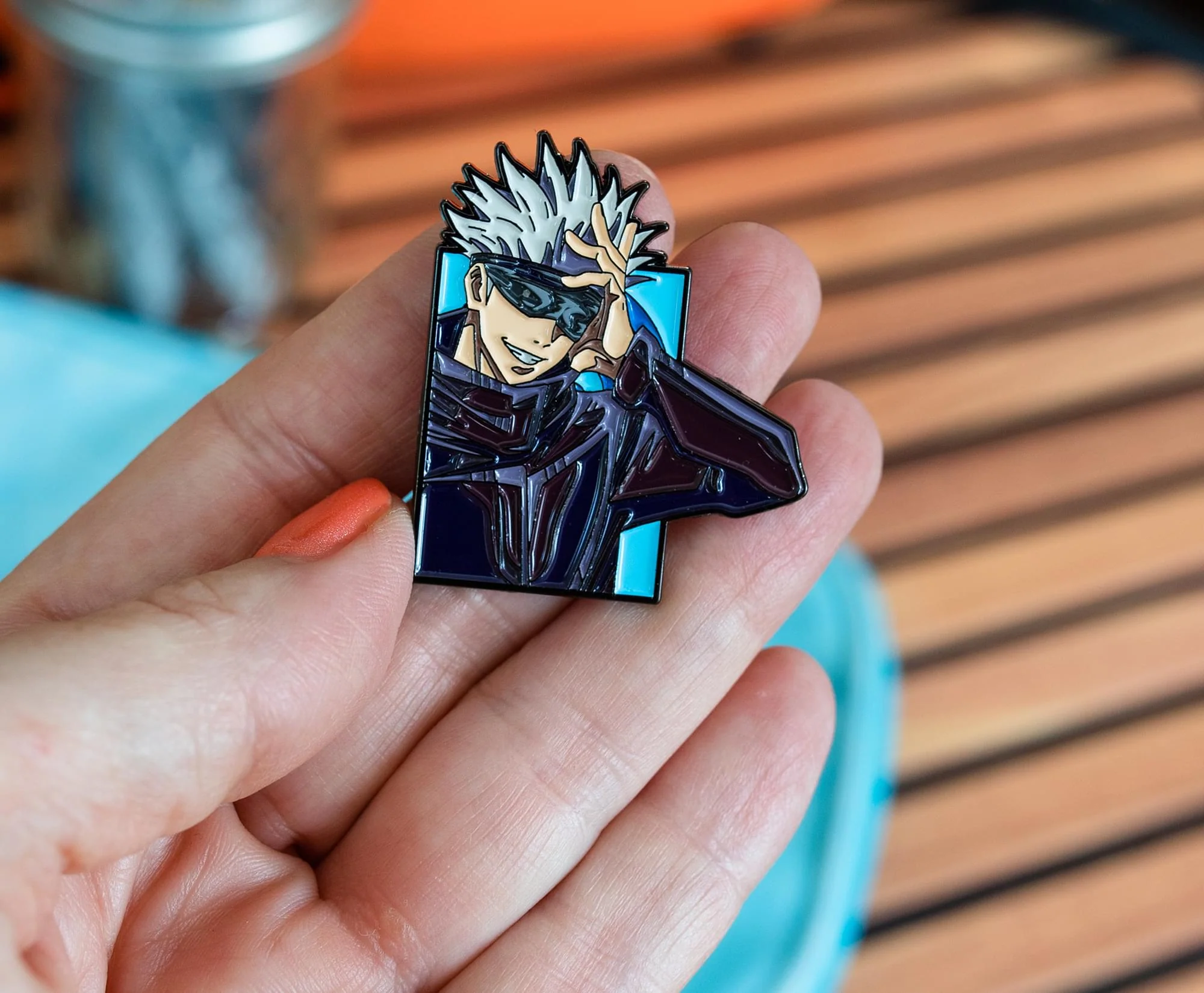 Jujutsu Kaisen Satoru Gojo Limited Edition Enamel Pin | Anime Expo 2022 Exclusive - Image 3