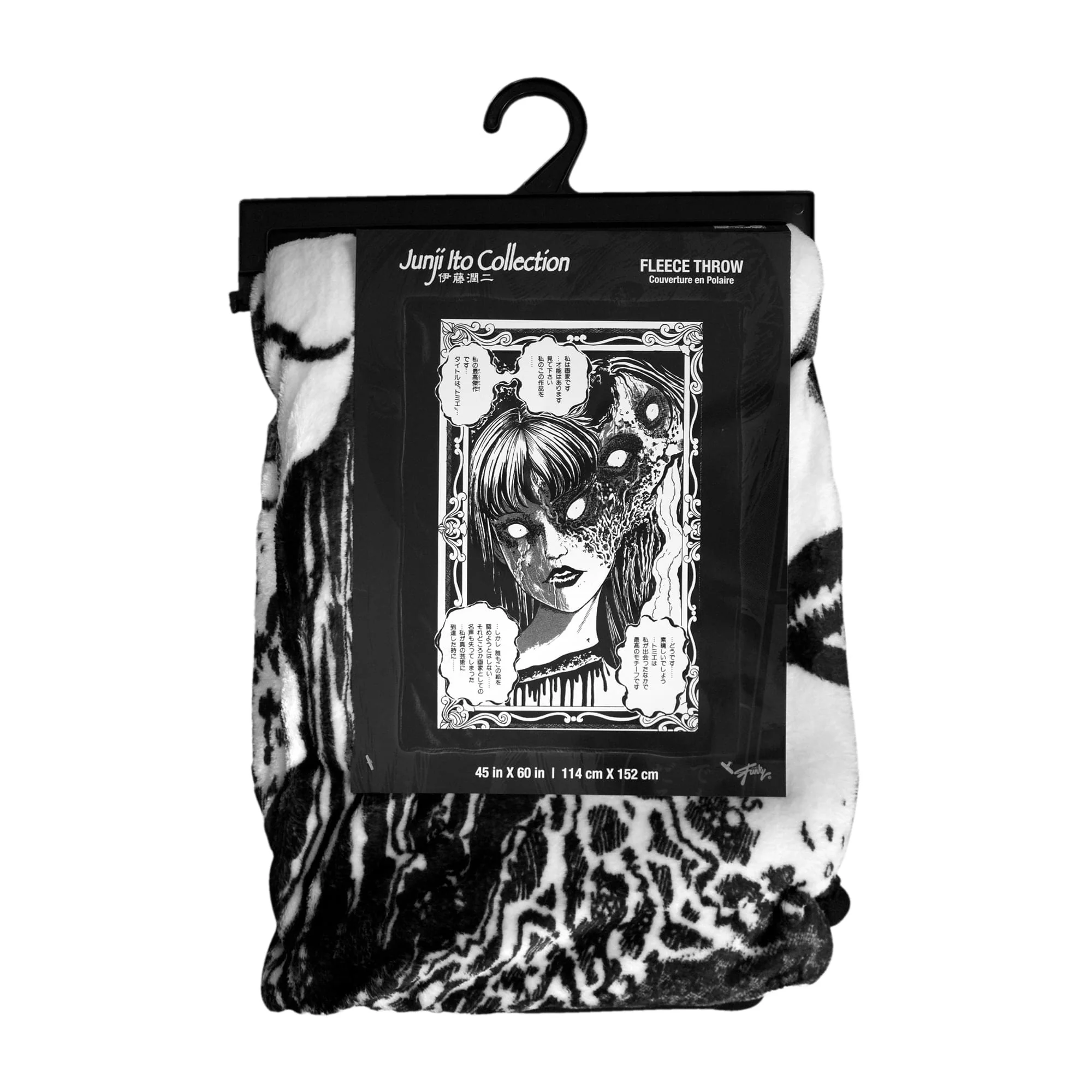 Junji Ito Tomie's True Beauty 45 x 60 Inch Fleece Throw Blanket - Image 3