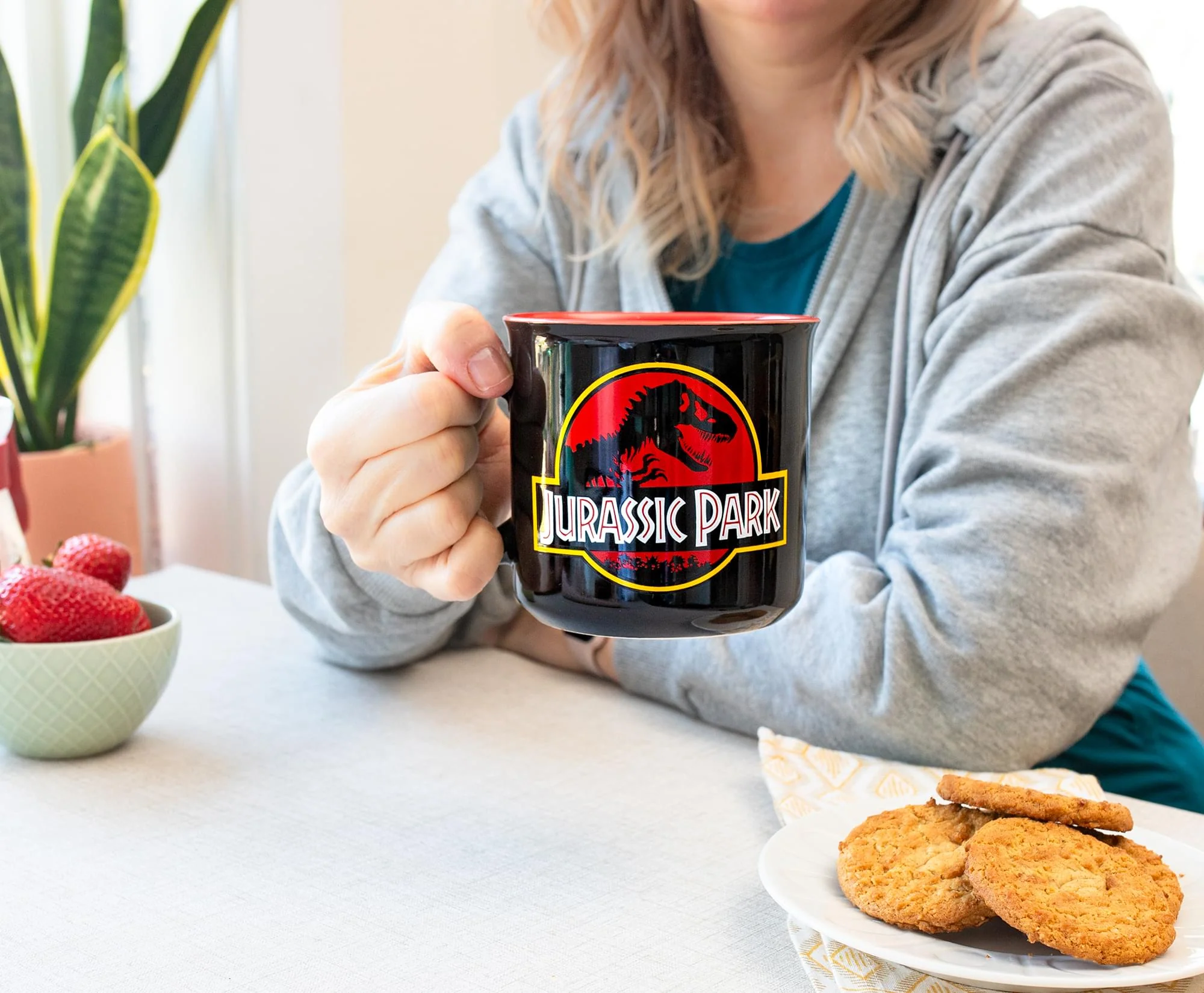 Jurassic Park Classic Logo Black Ceramic Camper Mug | Holds 20 Ounces - Image 7