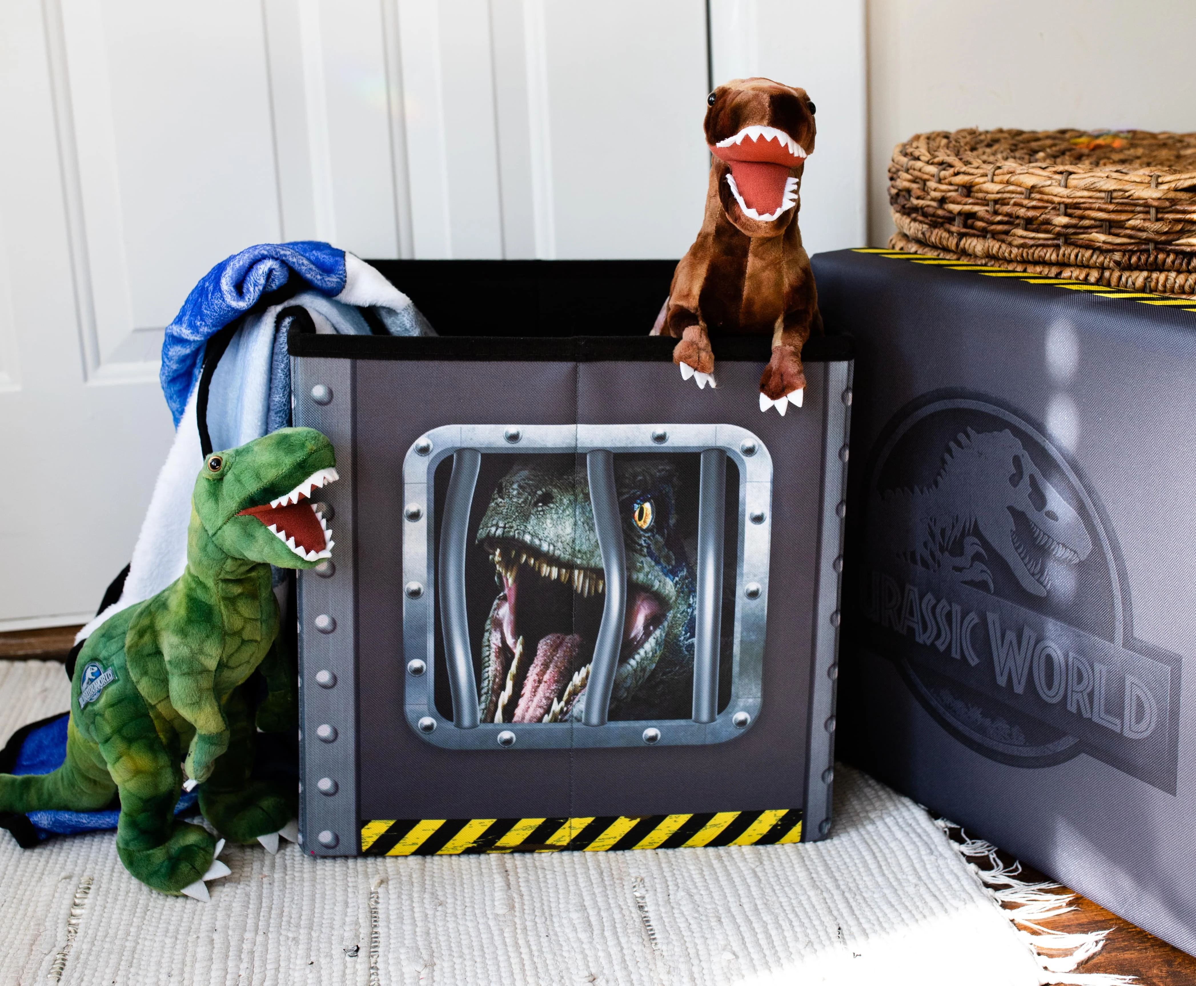 Jurassic World Foldable Storage Bin Cube Organizer with Lid | 15 Inches - Image 6