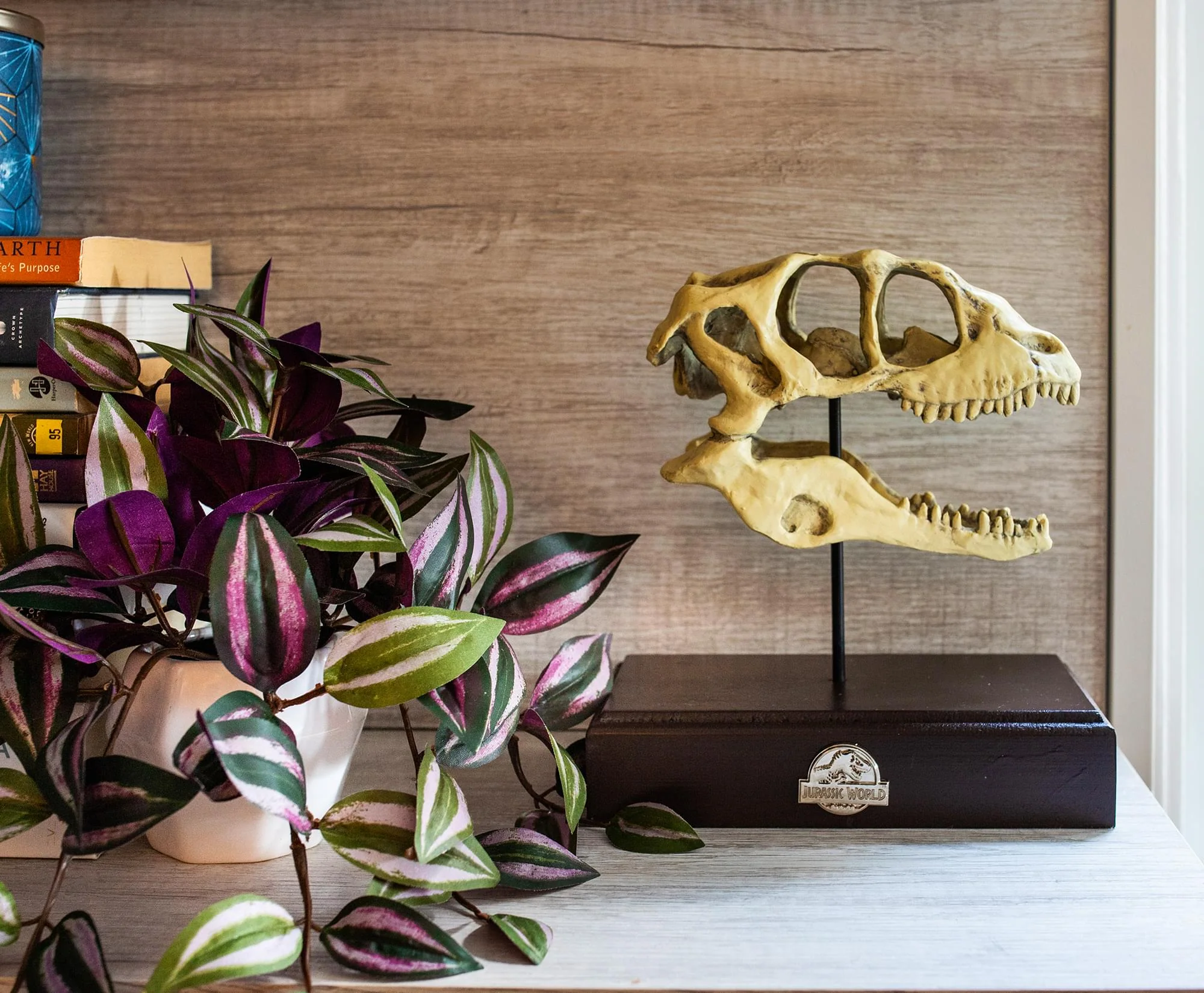 Jurassic World Velociraptor Skull Paperweight Replica | 8 Inches Tall - Image 10
