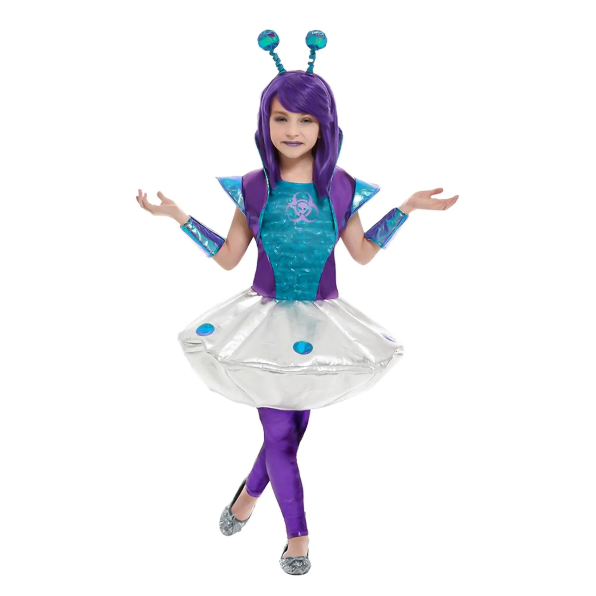 Kids Alien Girl Child Costume