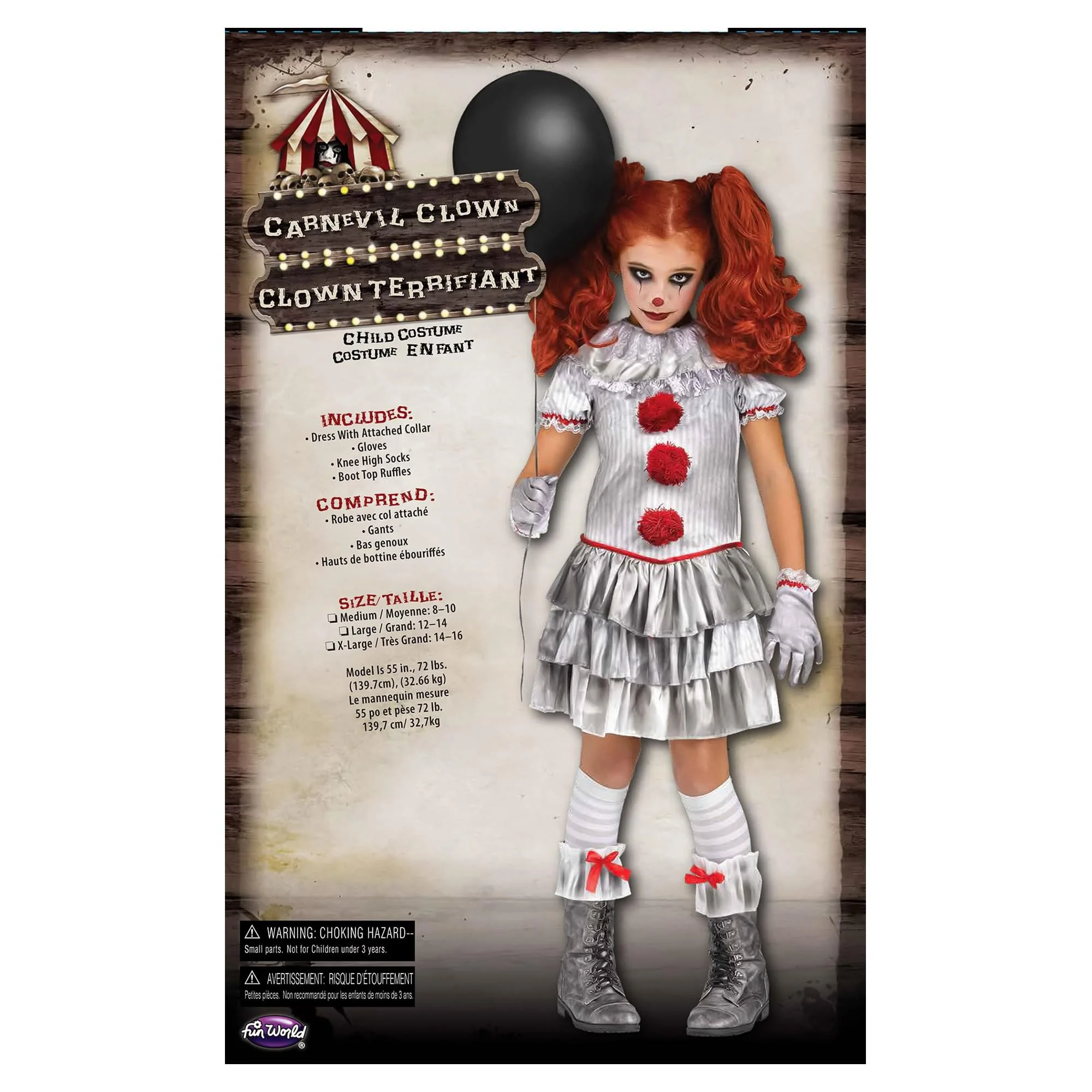 Kids Carnevil Clown Costume - Image 8