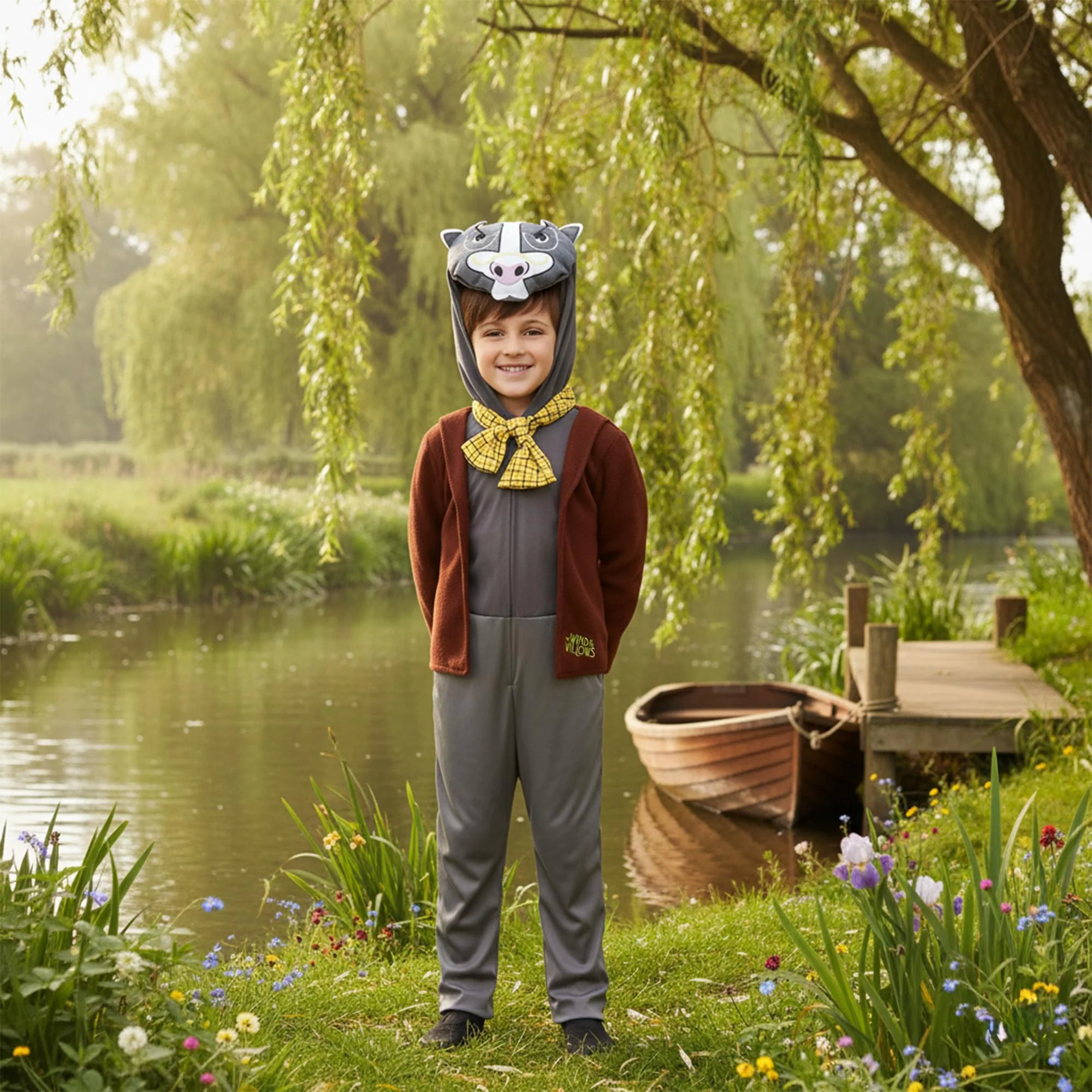 Kids Wind in the Willows Badger Costume Accessory - Image 14