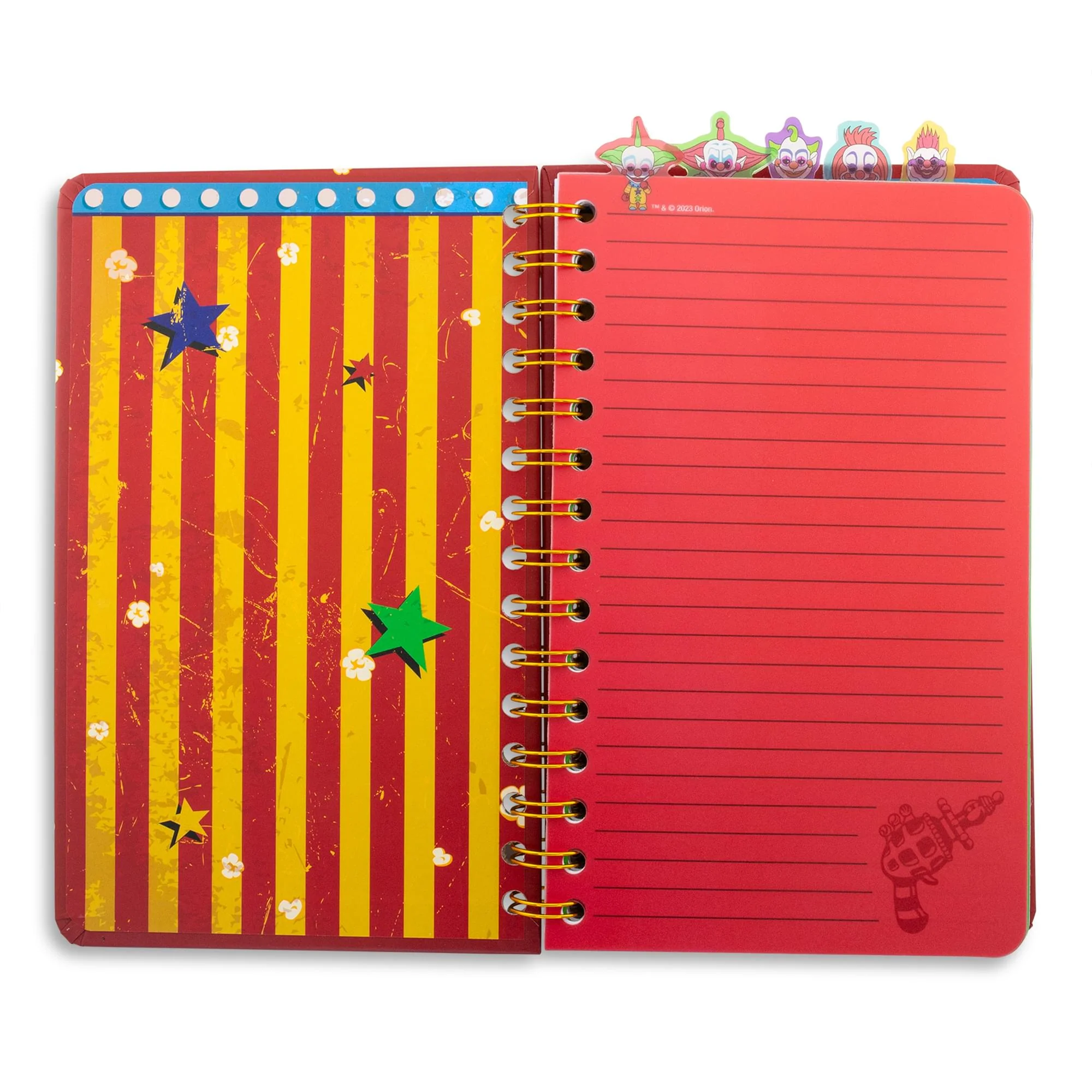Killer Klowns From Outer Space 5-Tab Spiral Notebook With 75 Sheets - Image 2