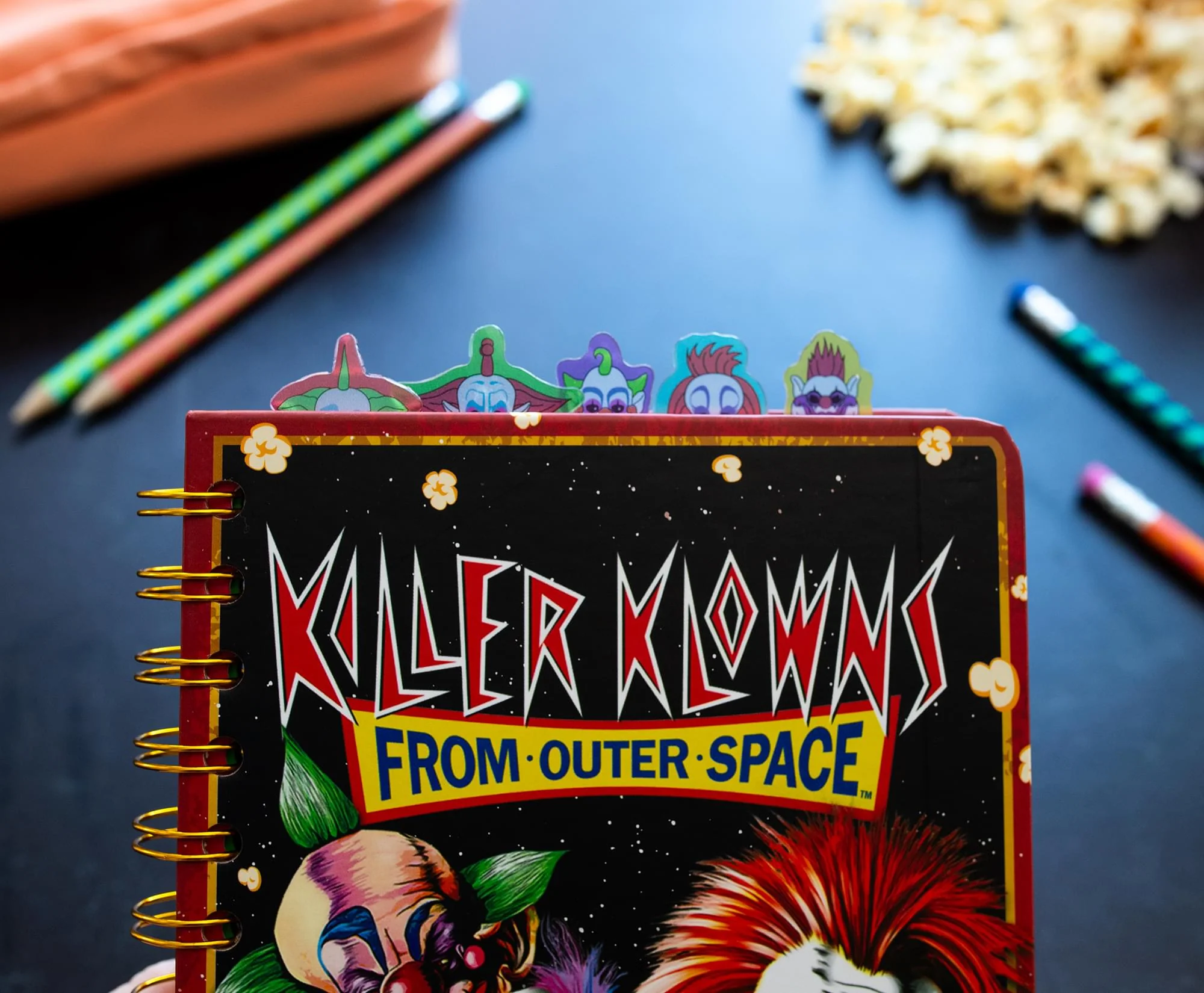 Killer Klowns From Outer Space 5-Tab Spiral Notebook With 75 Sheets - Image 8