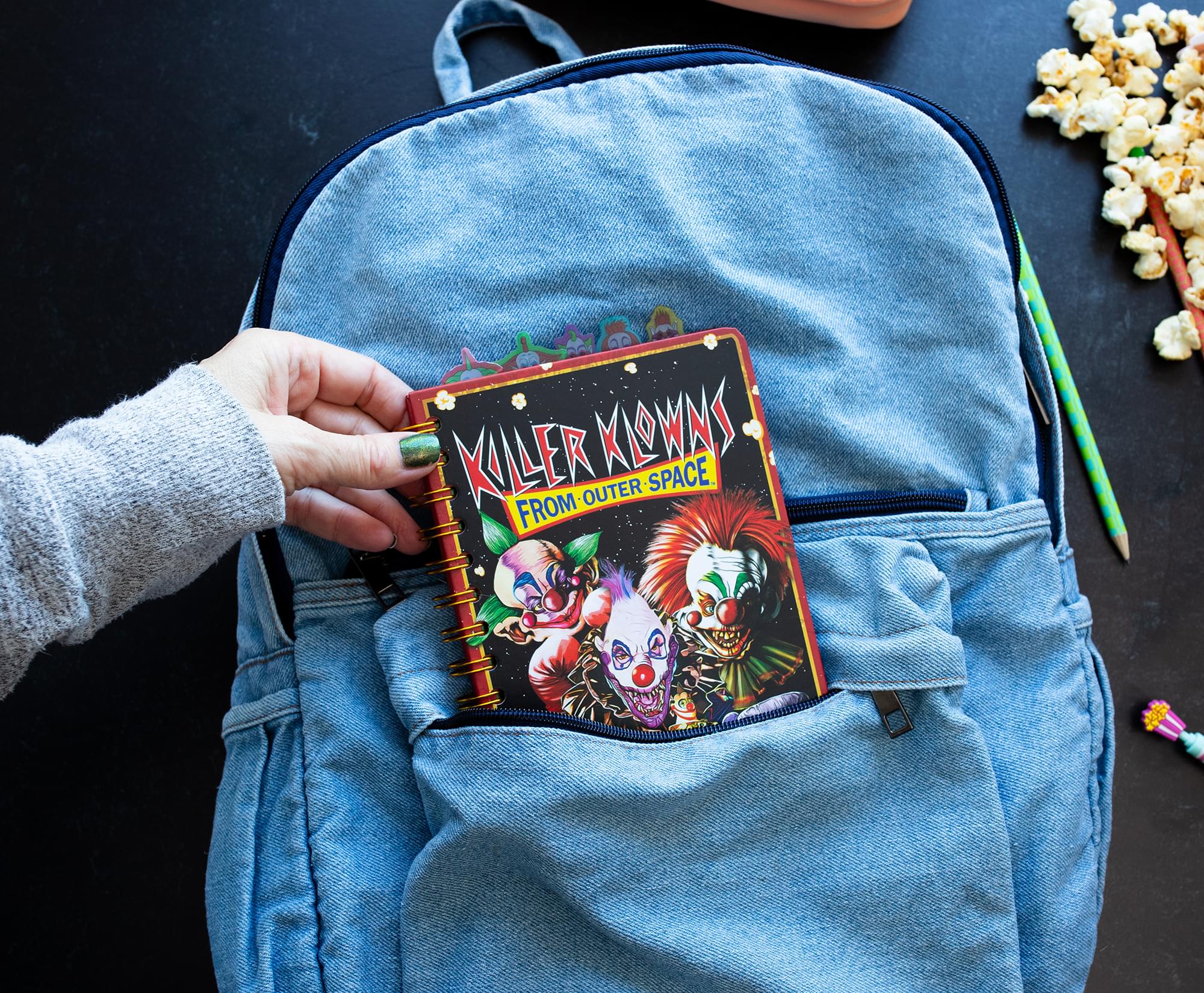Killer Klowns From Outer Space 5-Tab Spiral Notebook With 75 Sheets - Image 9
