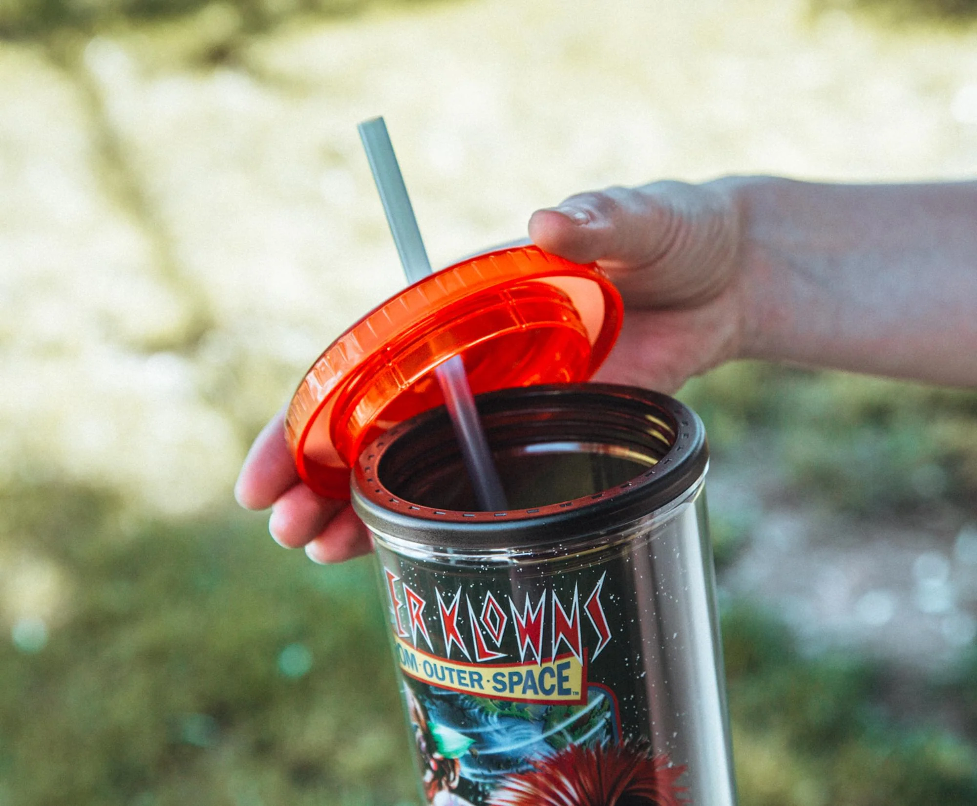 Killer Klowns From Outer Space Carnival Cup With Lid and Straw | Holds 20 Ounces - Image 4
