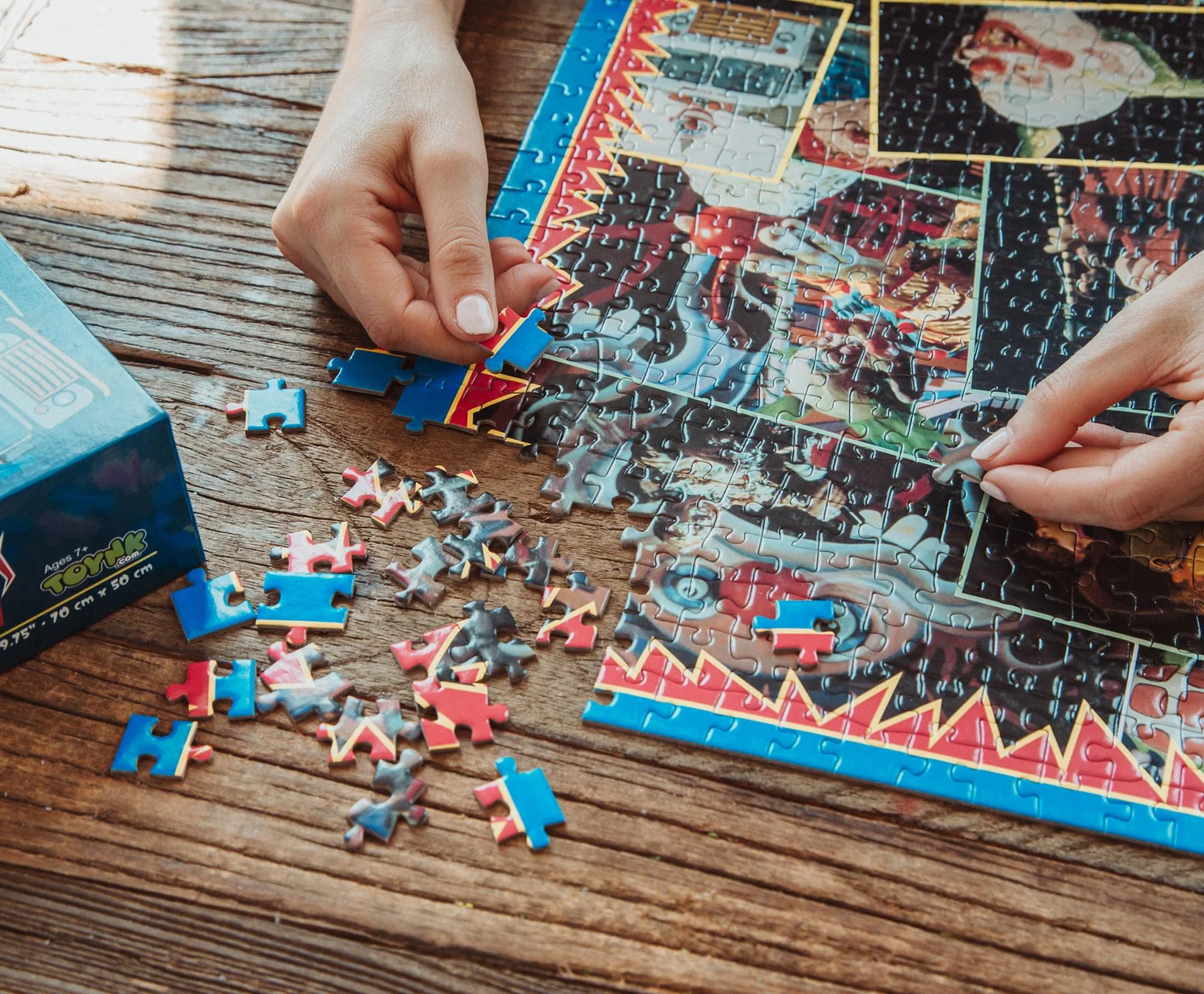 Killer Klowns From Outer Space Kollage A 1000-Piece Jigsaw Puzzle For Adults | 28 x 20 Inches - Image 6