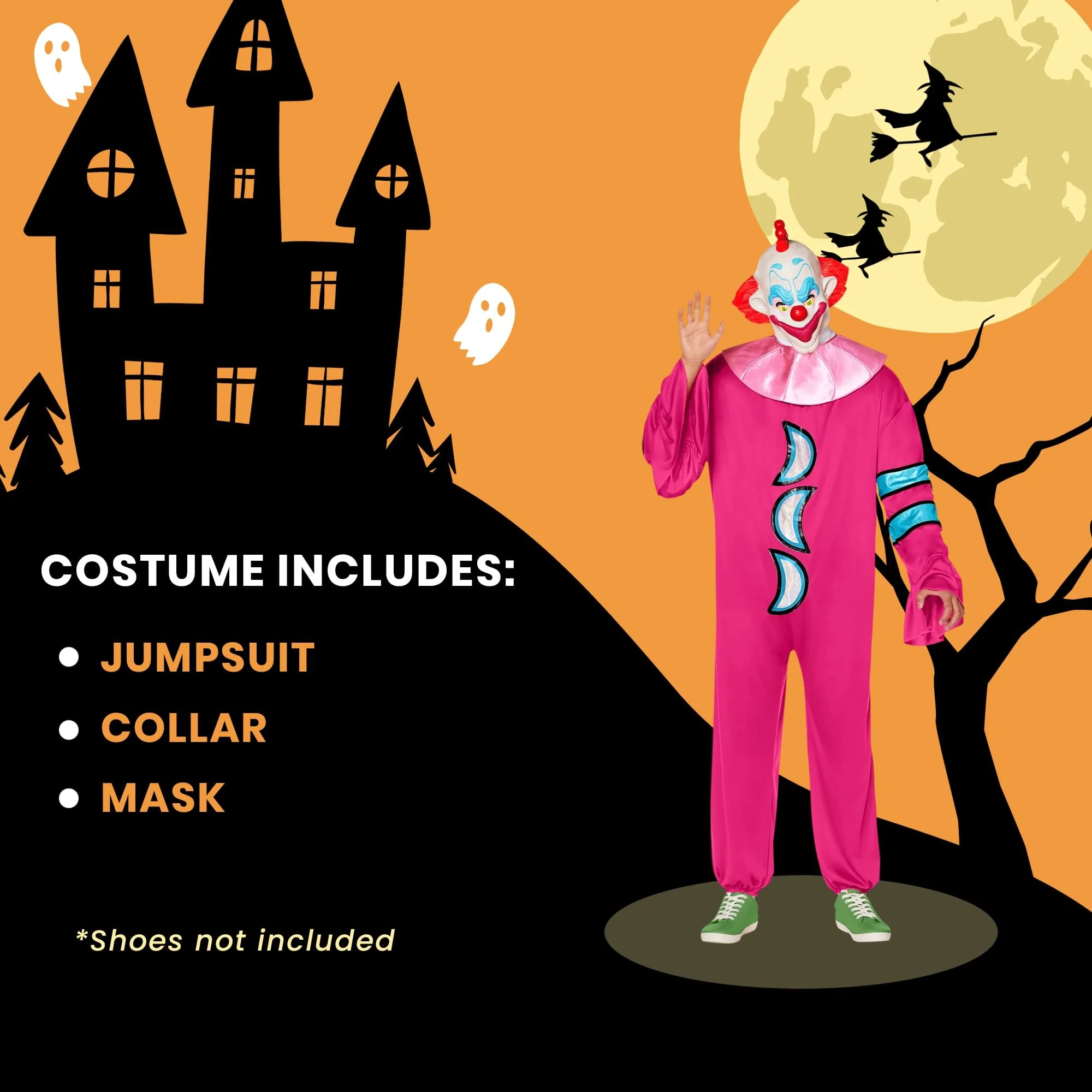 Killer Klowns Slim Adult Costume - Image 21