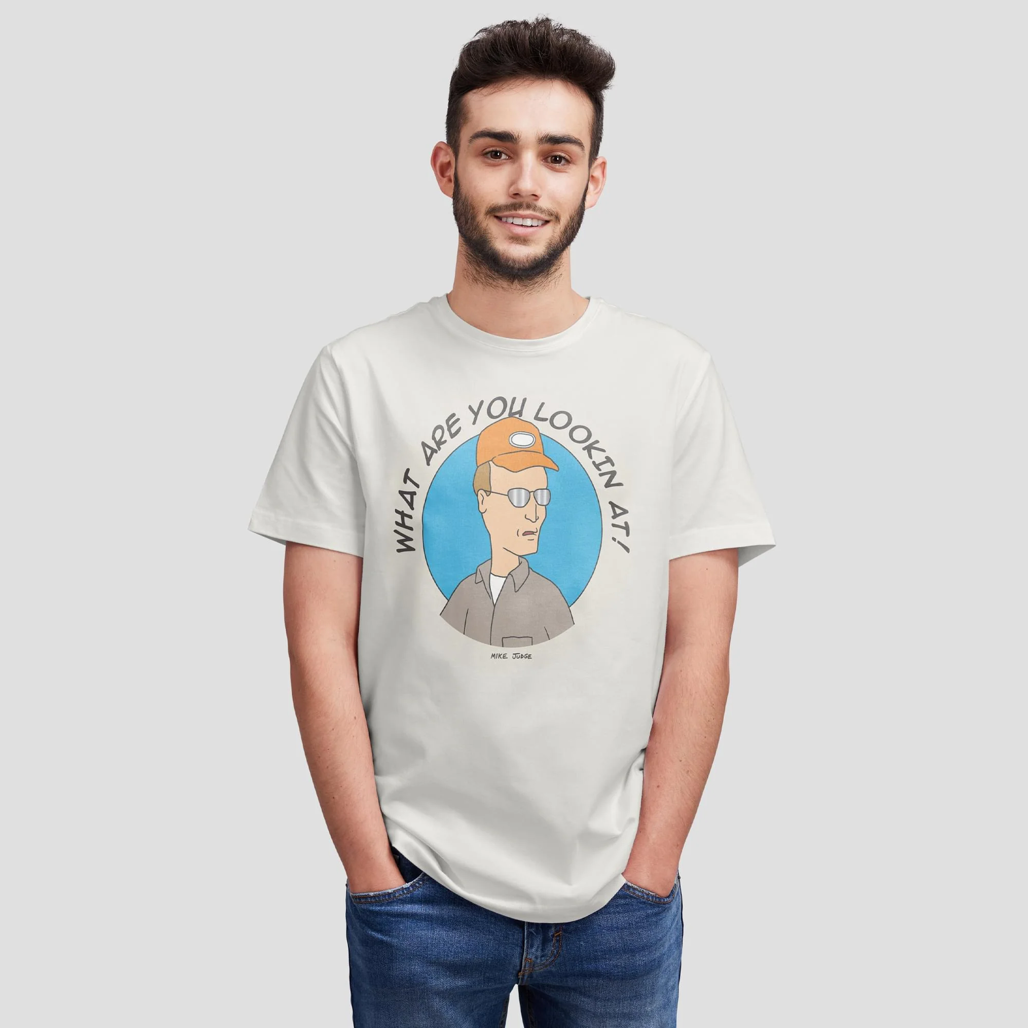 King Of The Hill Dale "What Are You Lookin At" T-Shirt - Image 9
