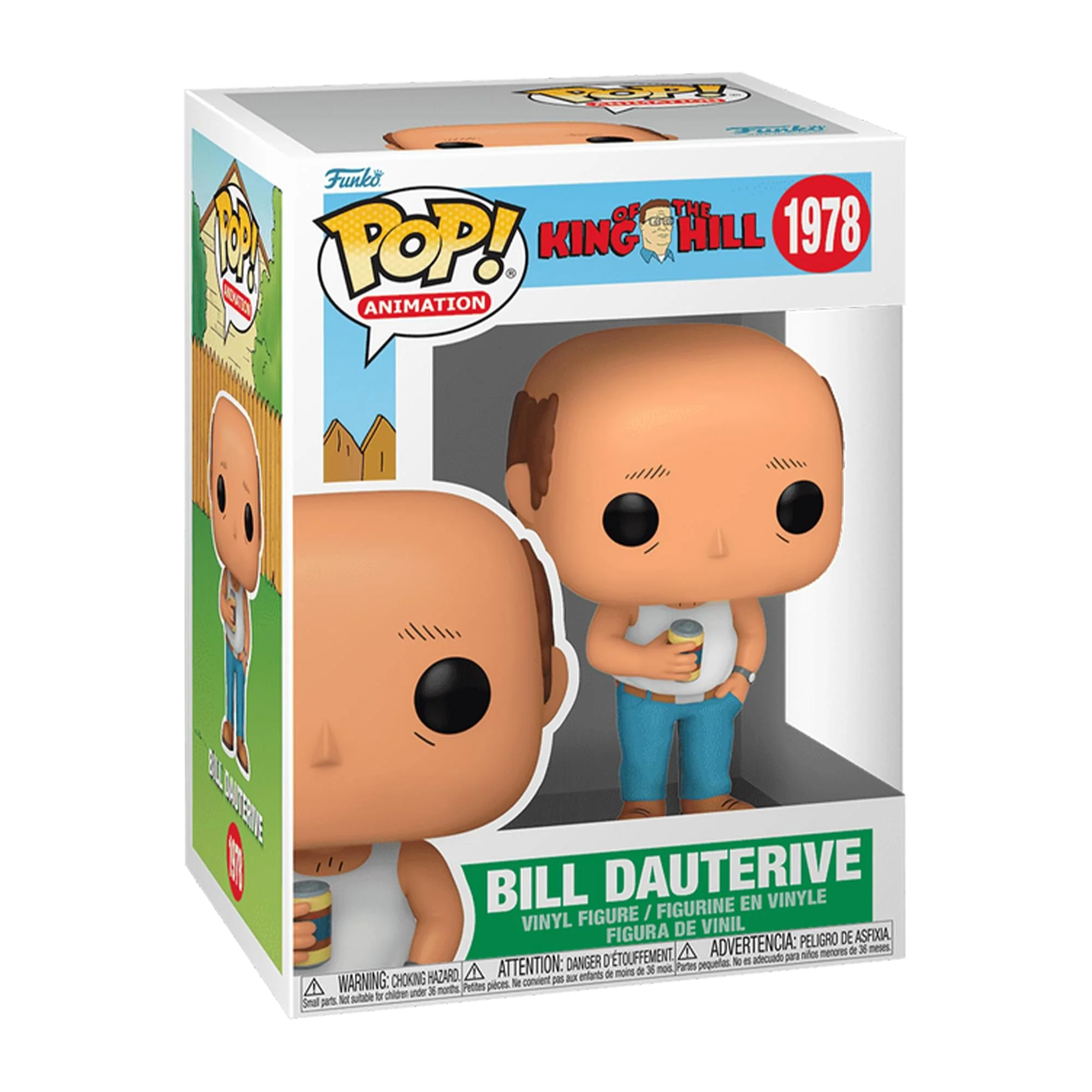 King of the Hill Funko POP Animation | Bill Dauterive - Image 2