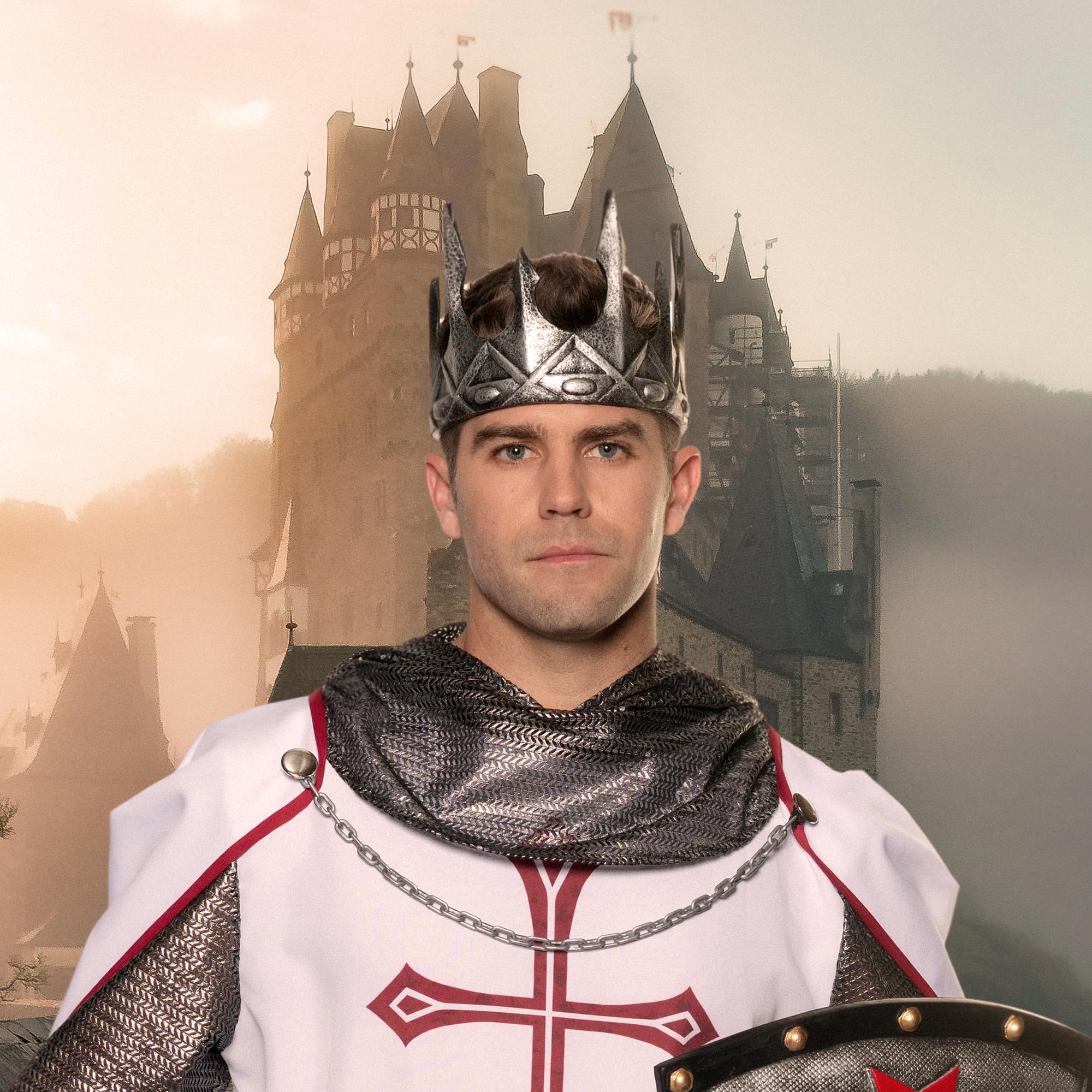 King's Gold Crown Foam Adult Costume Accessory - Image 2