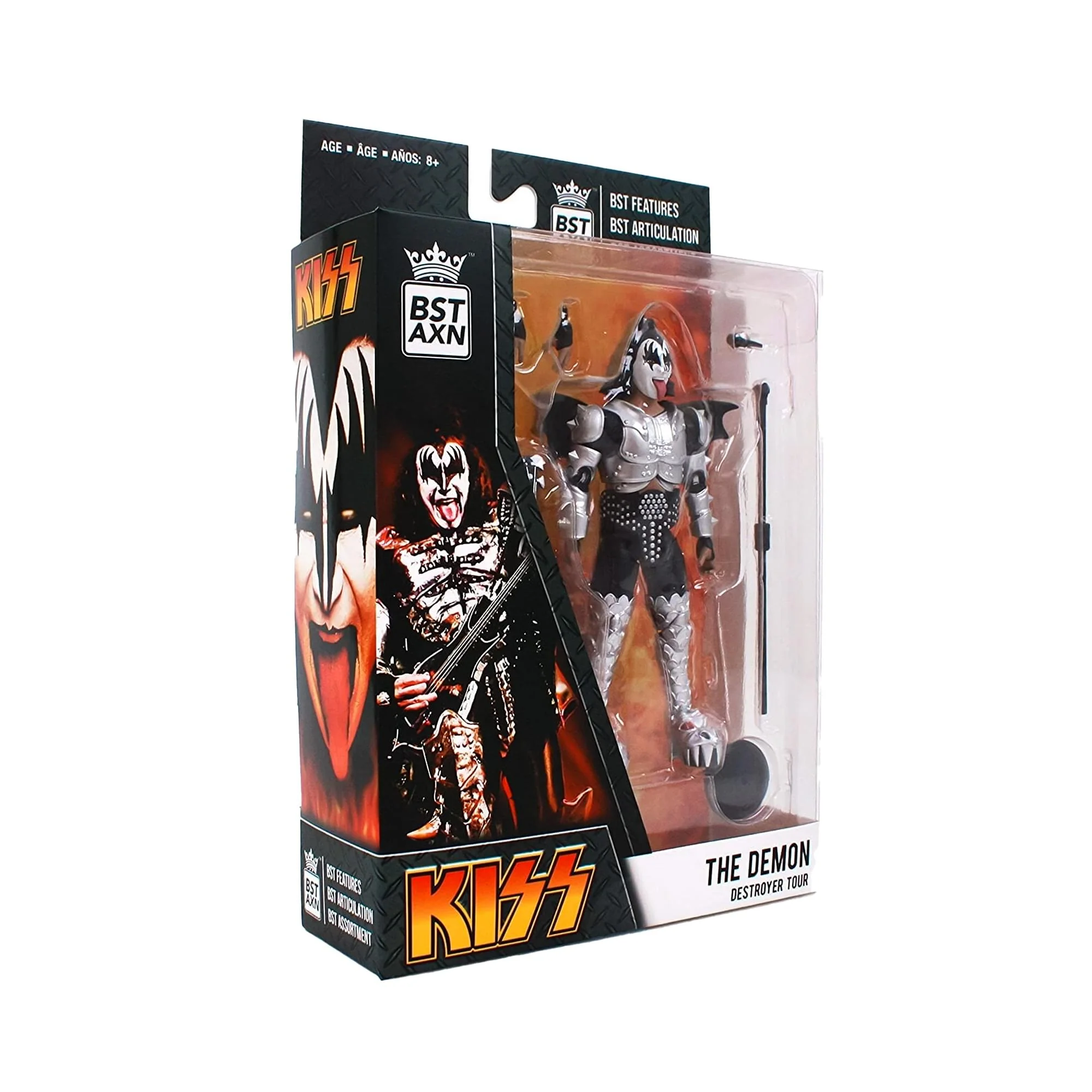 KISS BST AXN  5 Inch Action Figure | The Demon (Destroyer Tour) - Image 2