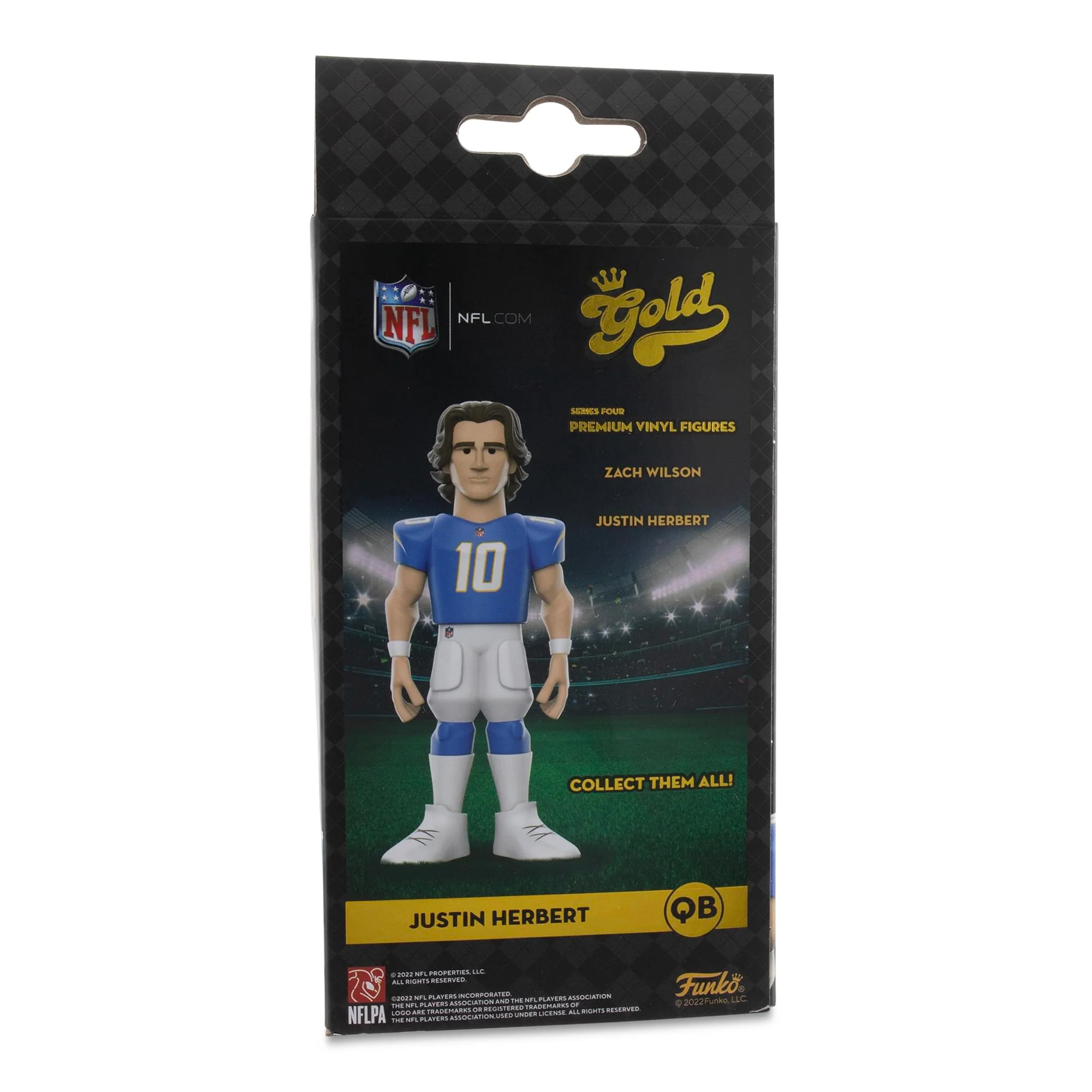 LA Chargers NFL Funko Gold 5 Inch Vinyl Figure | Justin Herbert CHASE - Image 4