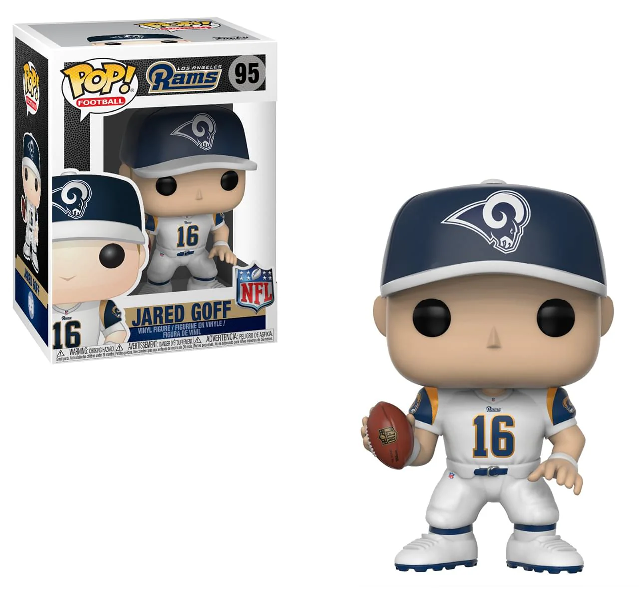 LA Rams NFL Funko POP Vinyl Figure - Jared Goff