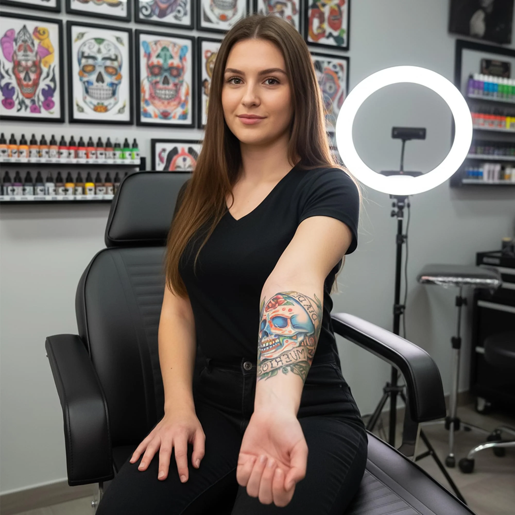 La Rosa Dotd Tattoo Costume Accessory - Image 4