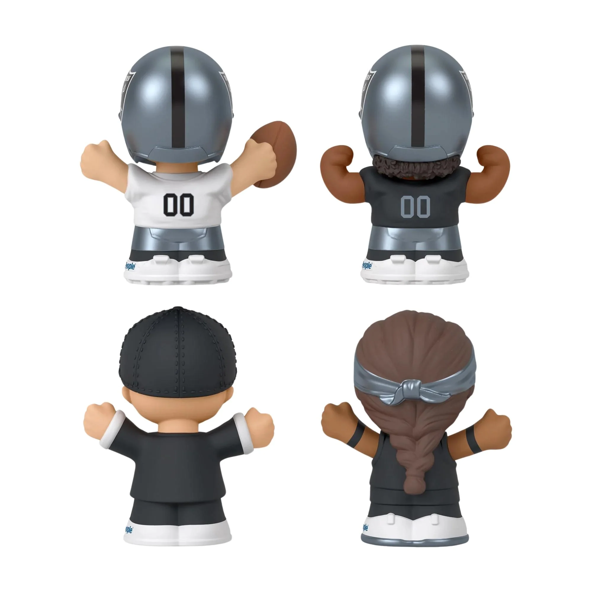 Las Vegas Raiders 4-Piece NFL Little People Collector Set - Image 4