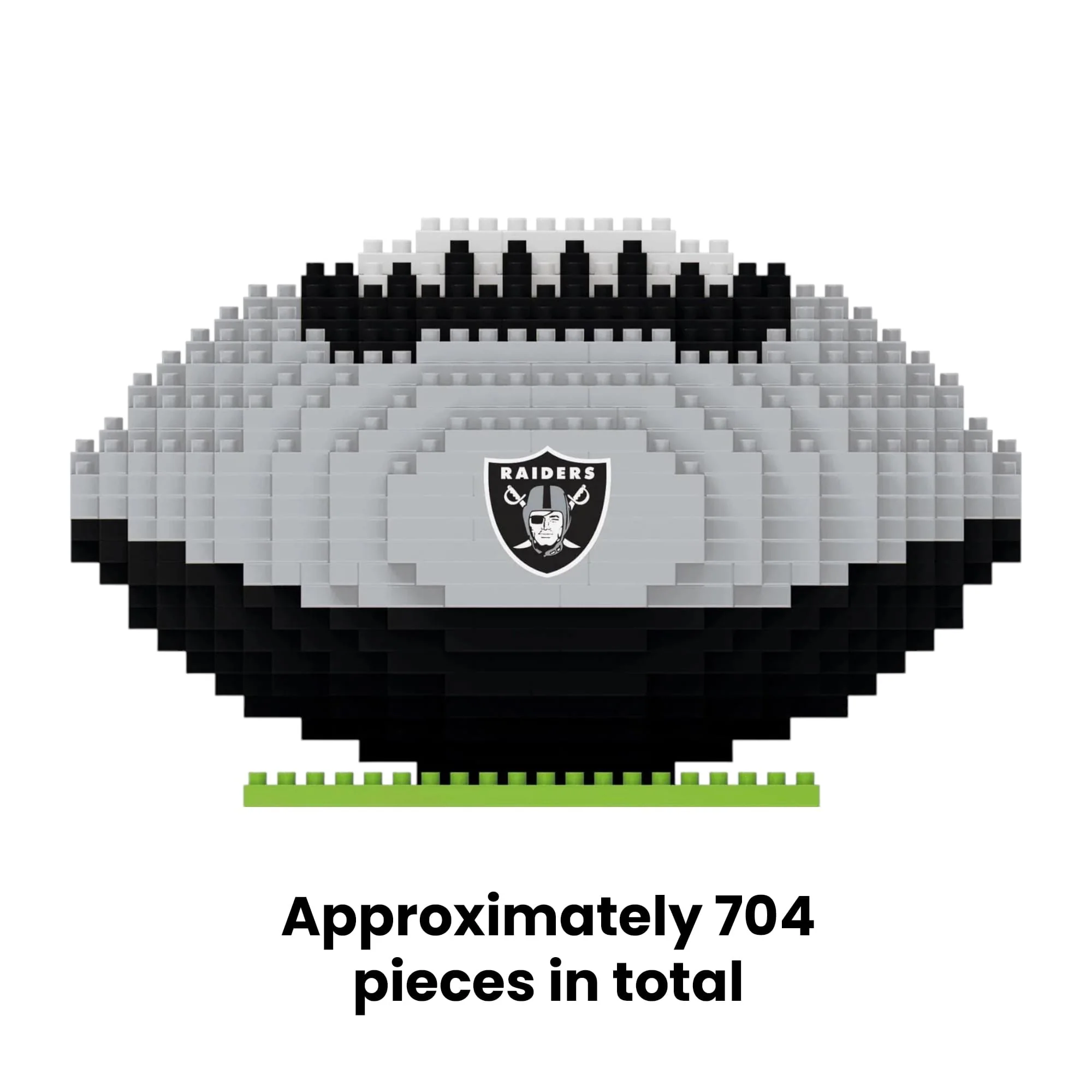 Las Vegas Raiders NFL BRXLZ Football 704-Piece Building Block Set - Image 2