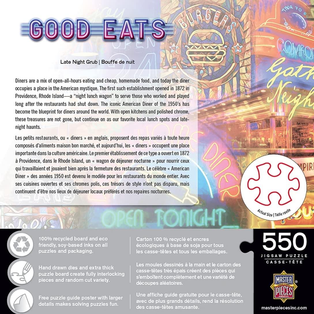 Late Night Grub 550 Piece Jigsaw Puzzle - Image 3