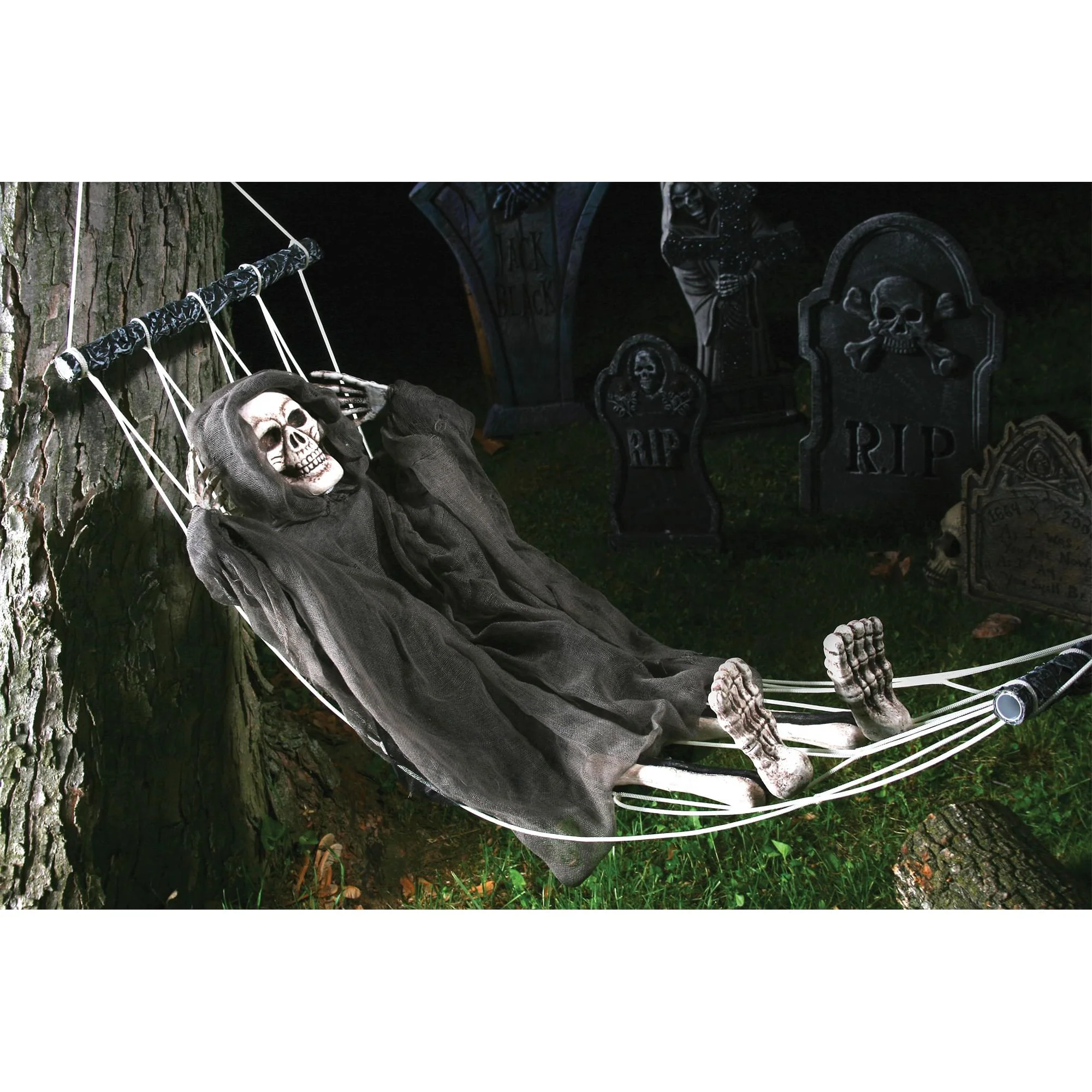 Lazy Bones Reaper Hammock 64 Inch Yard Décor - Image 3
