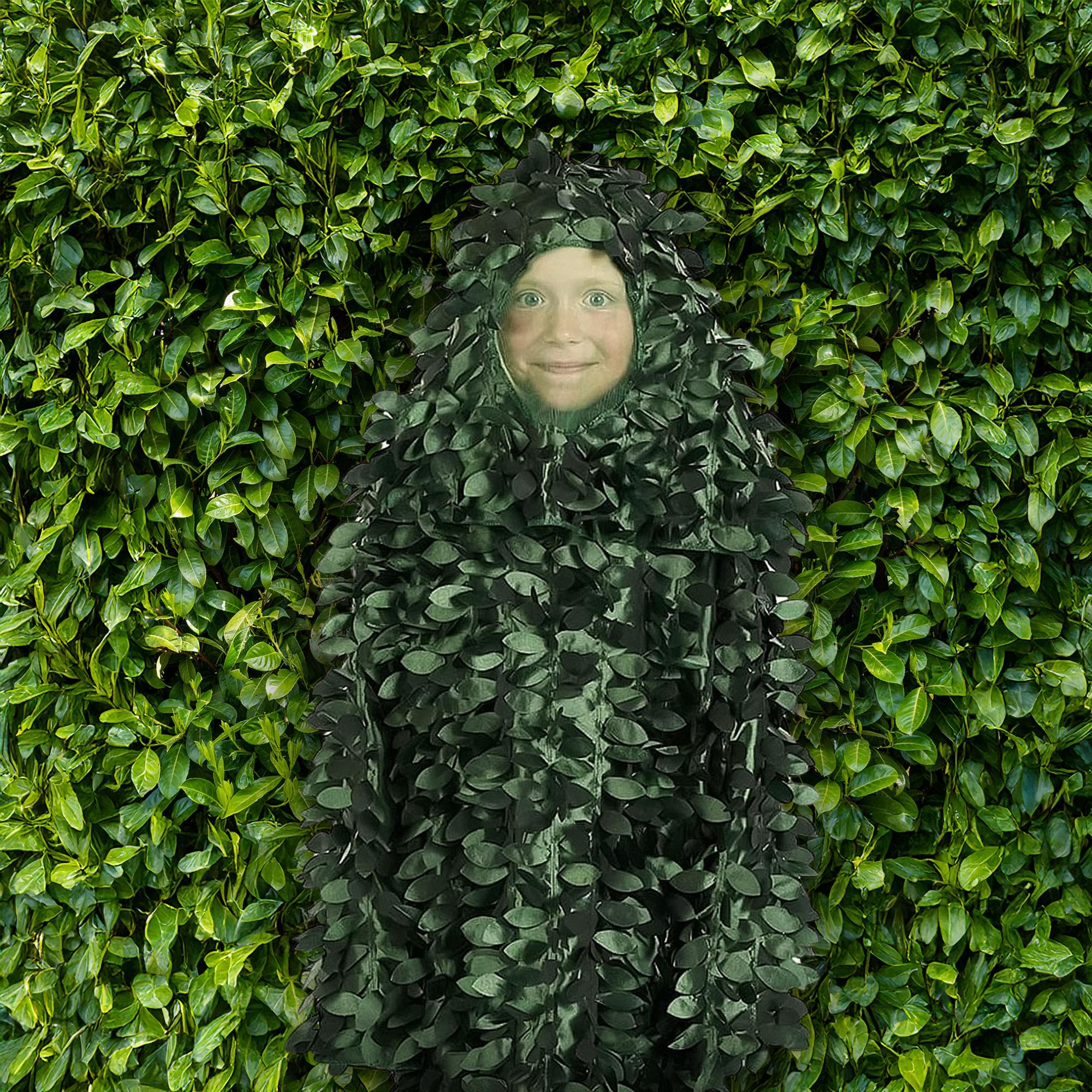 Leafy Camo Suit Kids Costume | Bushman Costume | One Size Fits Up to Size 10 - Image 3