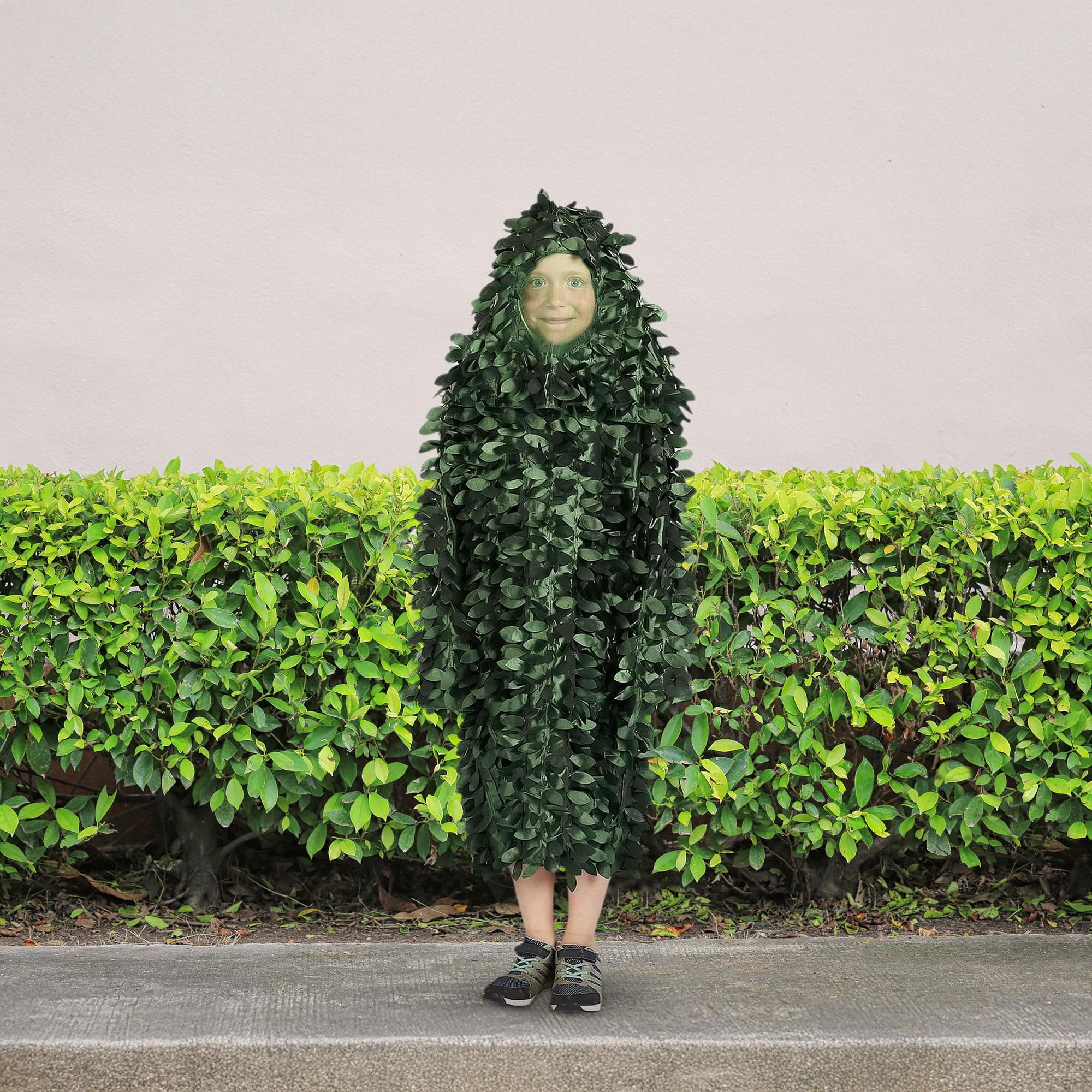 Leafy Camo Suit Kids Costume | Bushman Costume | One Size Fits Up to Size 10 - Image 4