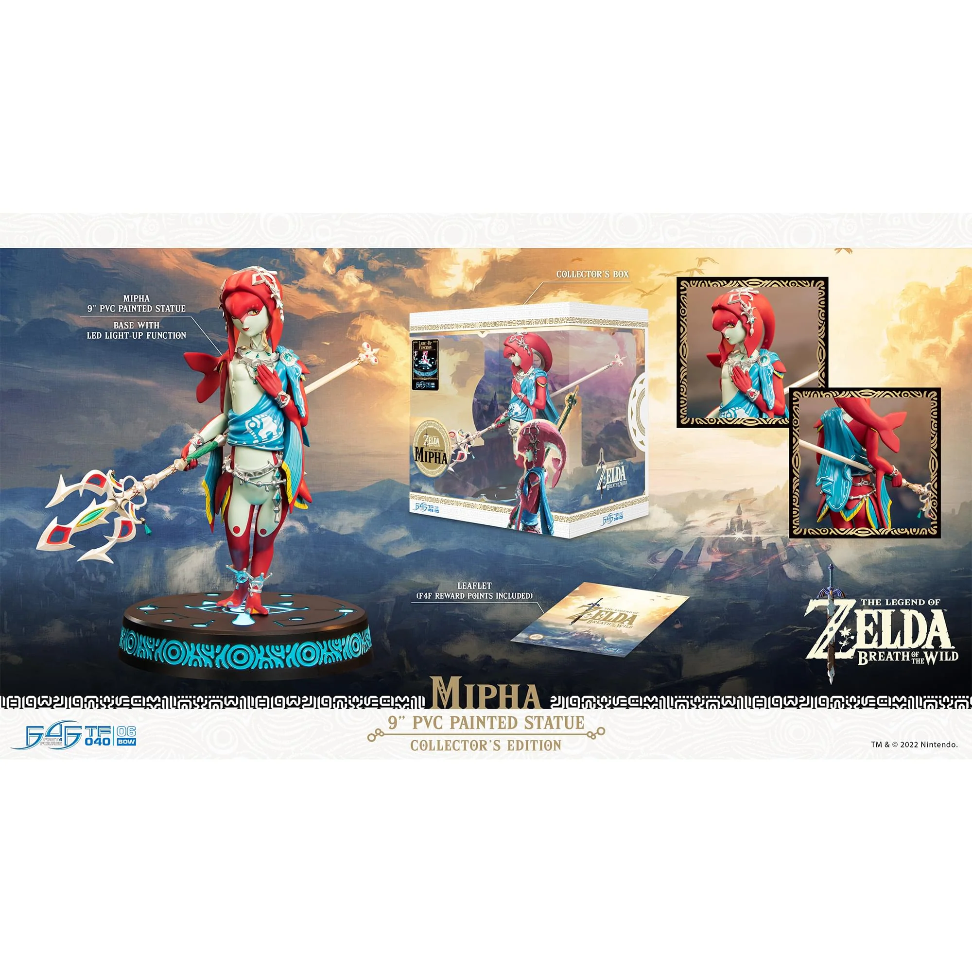 Legend of Zelda Breath Of The Wild Mipha 8 Inch PVC Statue (Collector's Edition) - Image 2