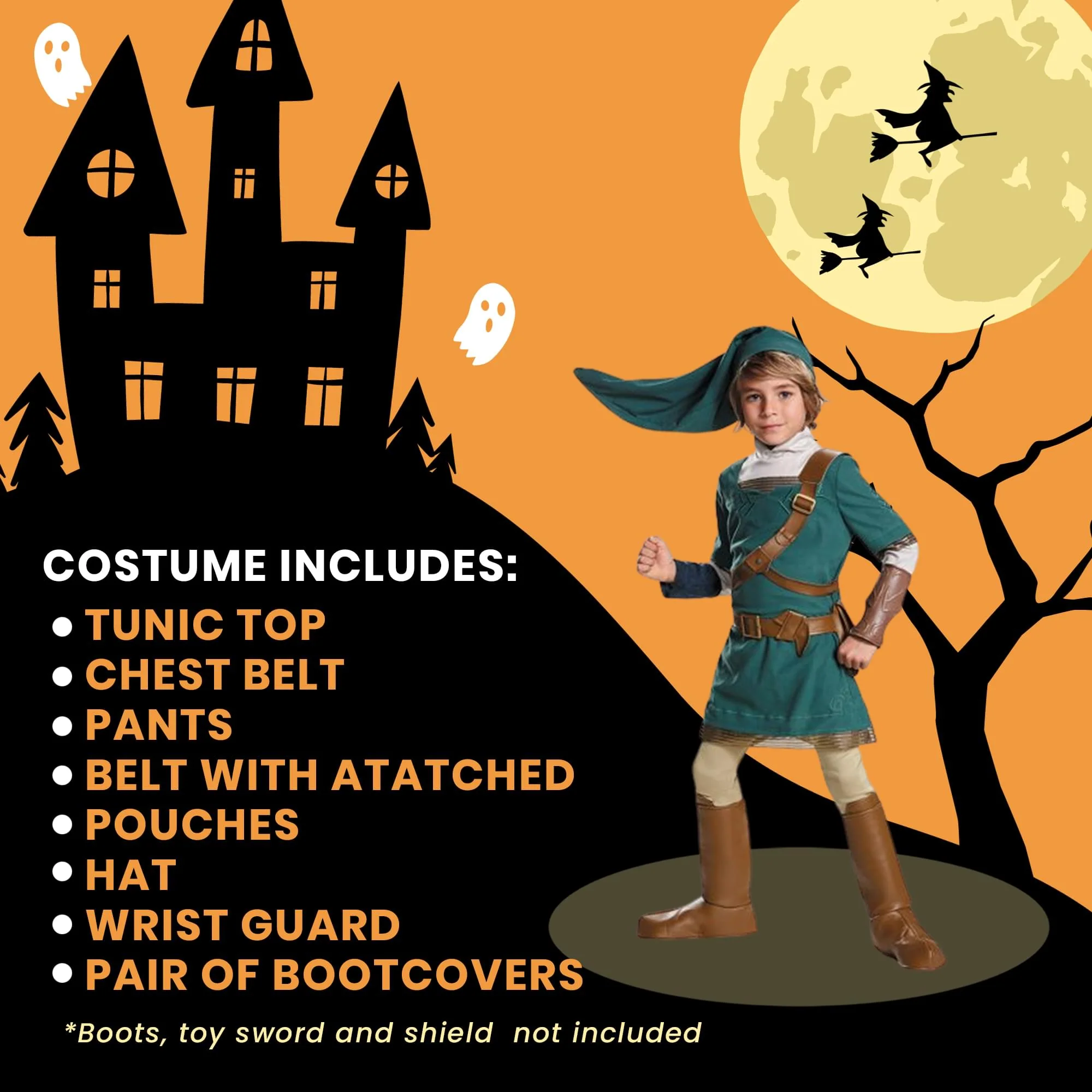 Legend of Zelda Link Prestige Costume Child - Image 8