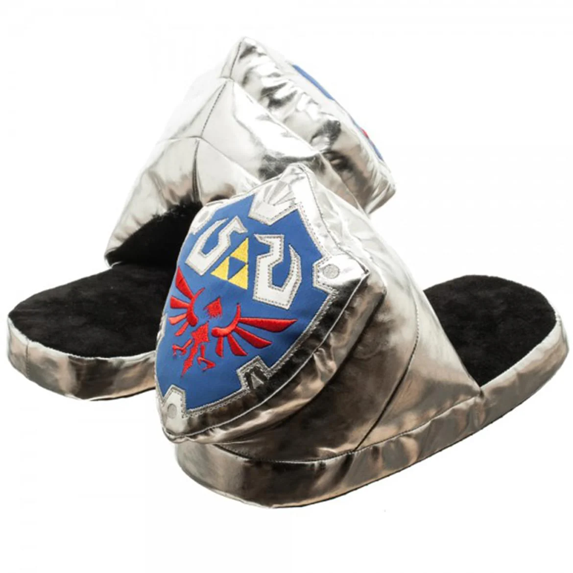 Legend of Zelda Link's Shield Adult Plush Slipper