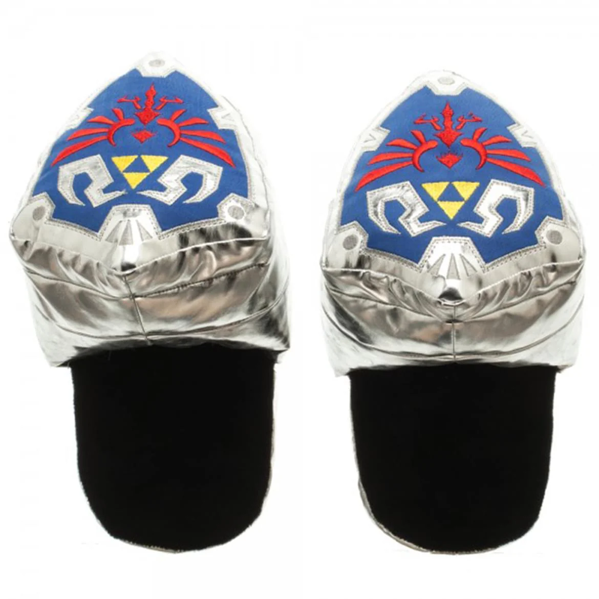 Legend of Zelda Link's Shield Adult Plush Slipper - Image 3