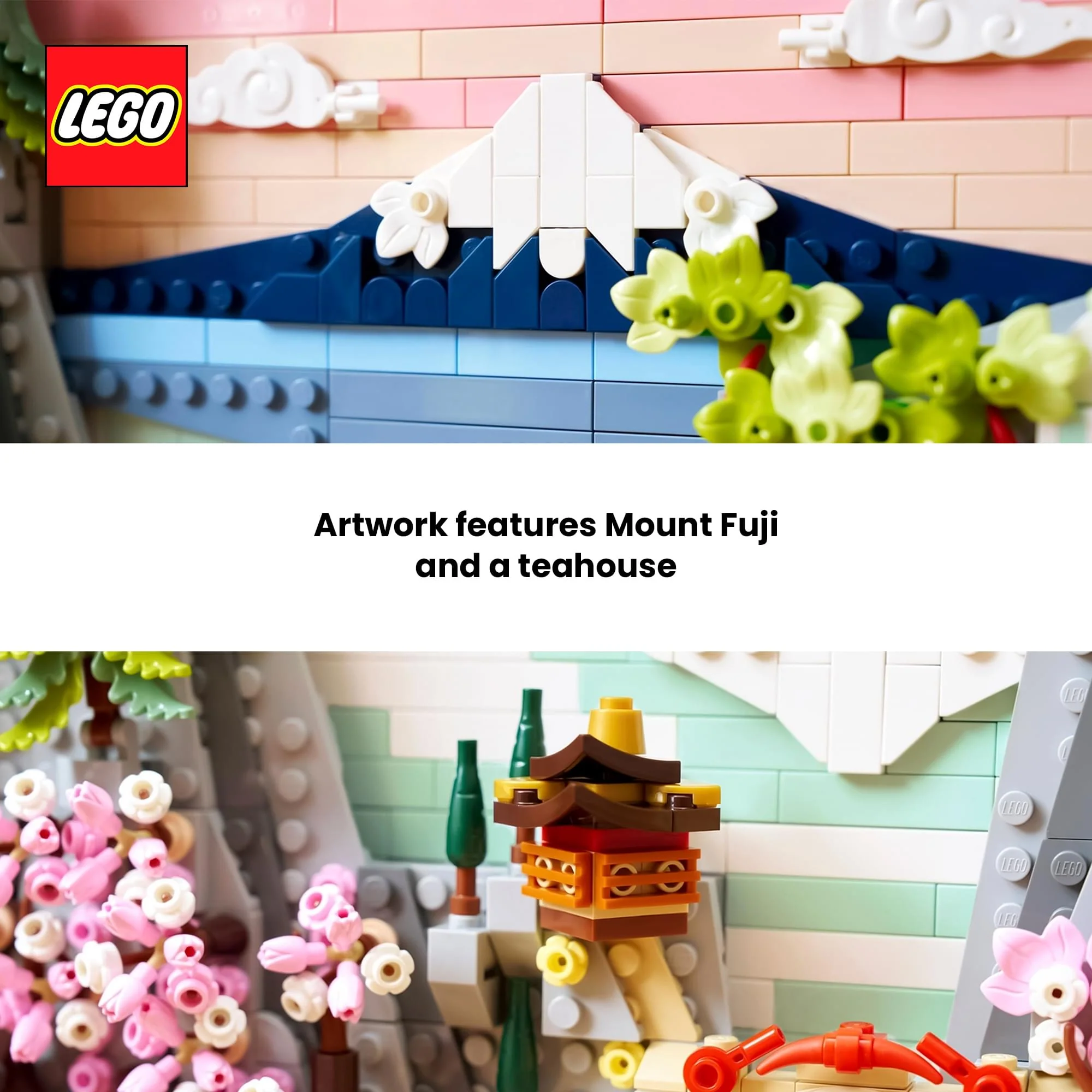 LEGO Art 31218 Japanese Cherry Blossom Building Block Set - Image 5