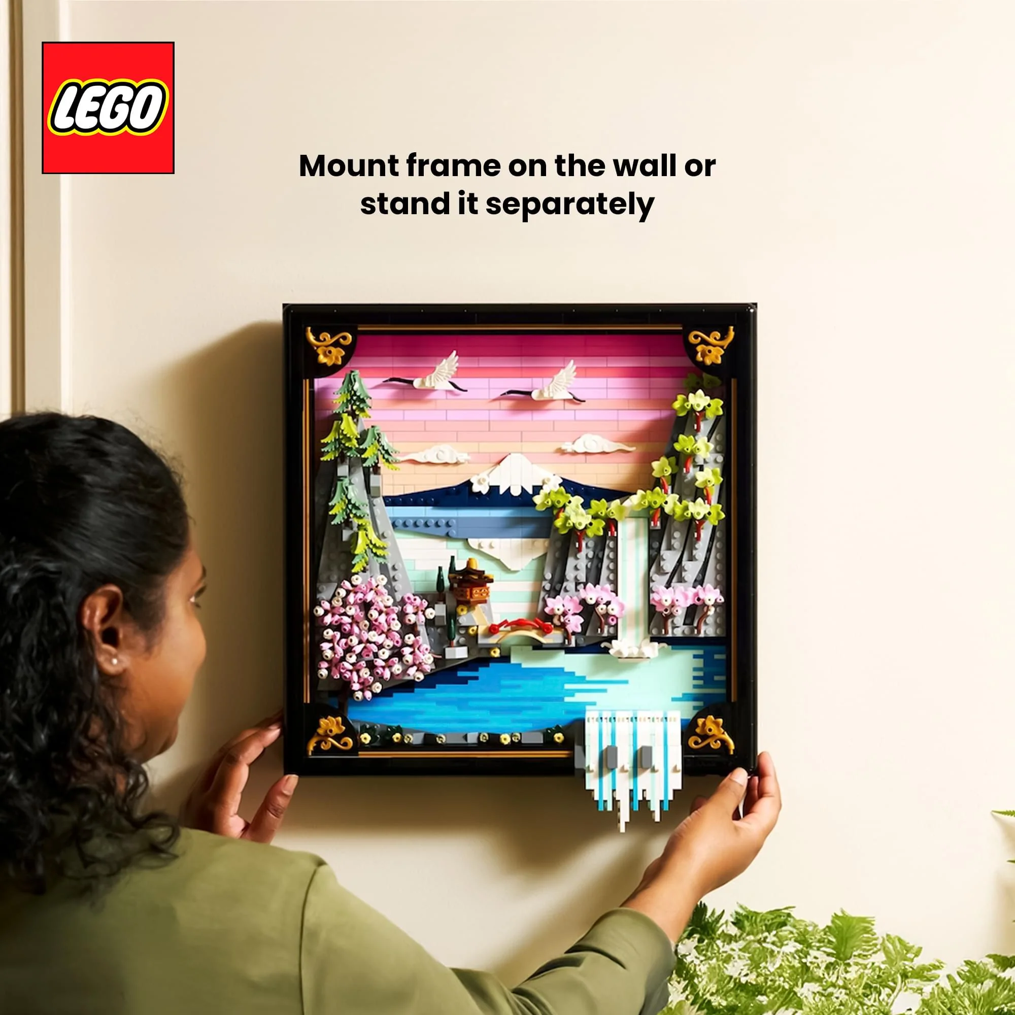 LEGO Art 31218 Japanese Cherry Blossom Building Block Set - Image 6