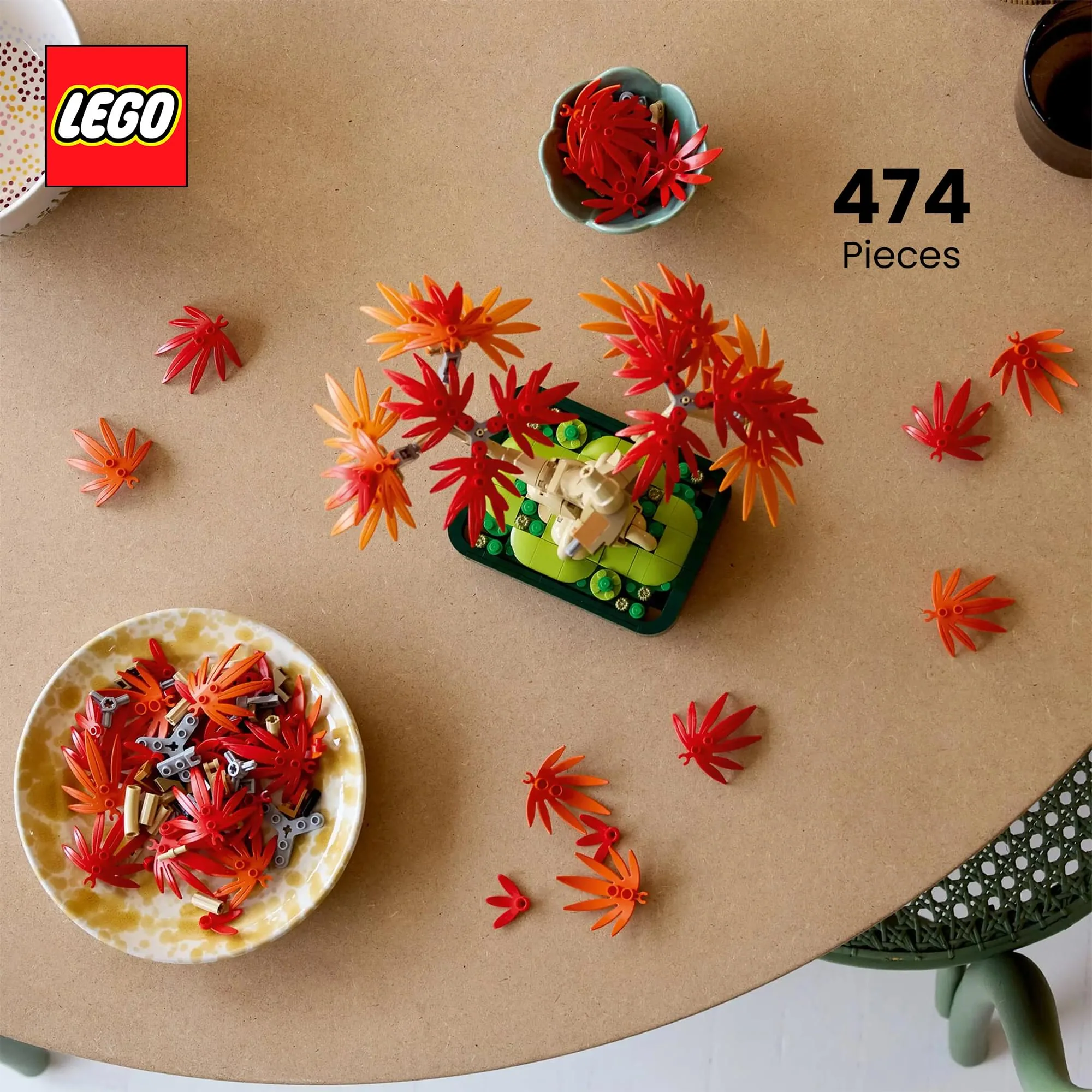 LEGO Botanicals 10348 Japanese Red Maple Bonsai Tree 474-Piece Building Set - Image 4