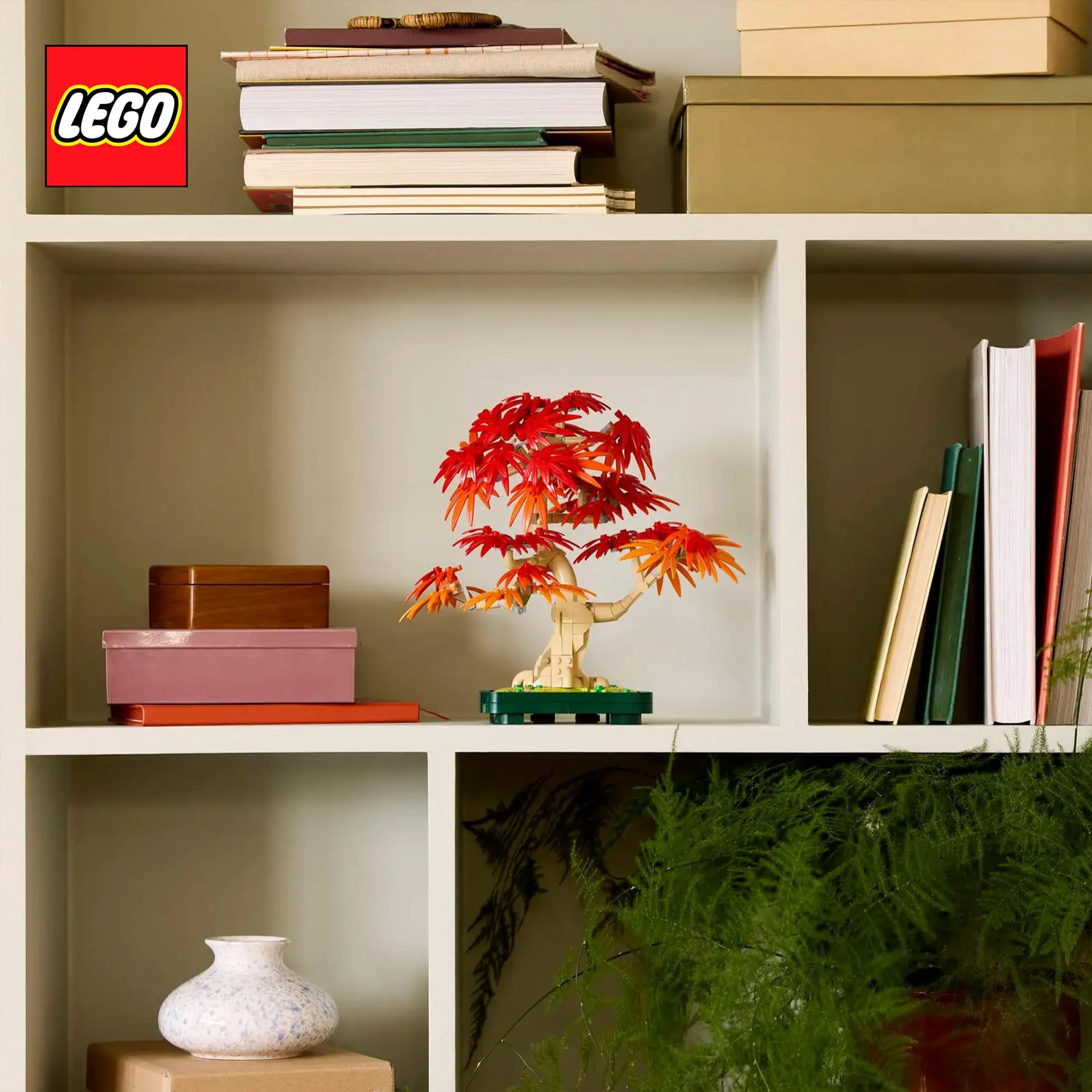 LEGO Botanicals 10348 Japanese Red Maple Bonsai Tree 474-Piece Building Set - Image 7