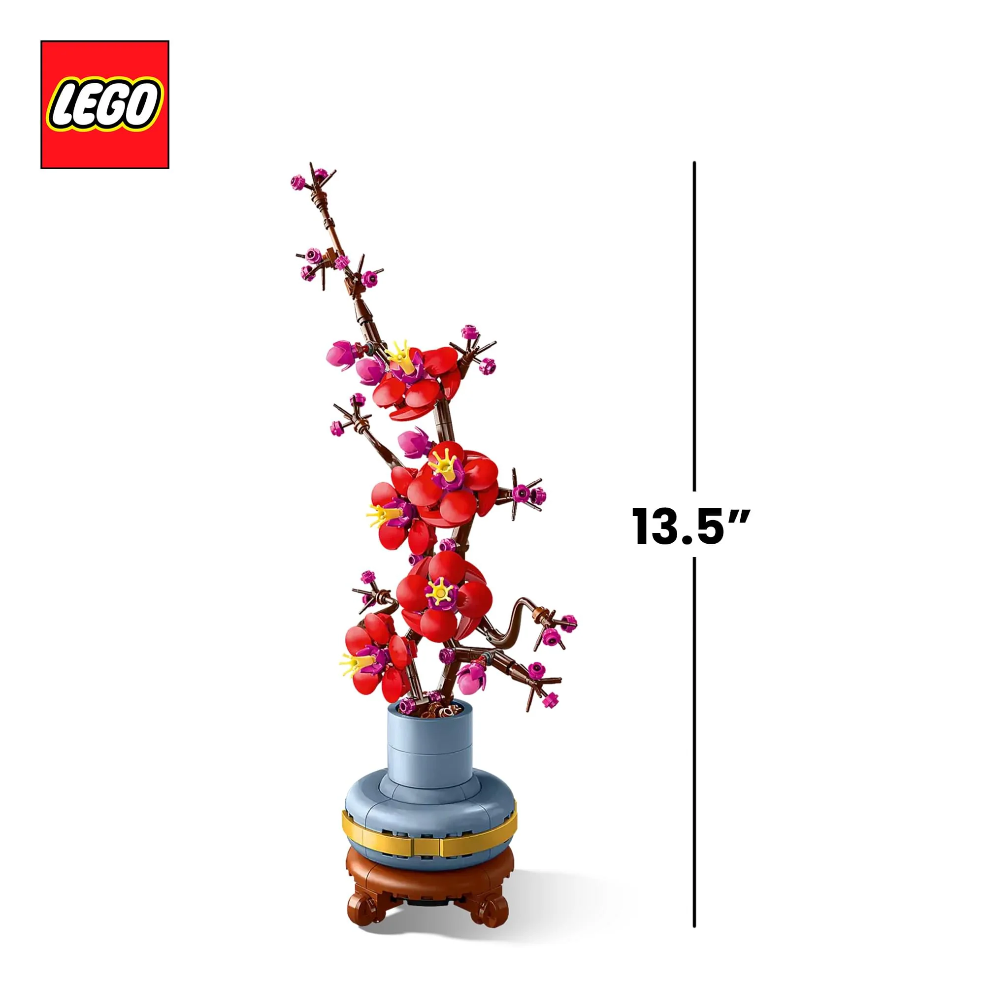 LEGO Botanicals 10369 Plum Blossom Flower 327-Piece Building Set - Image 2