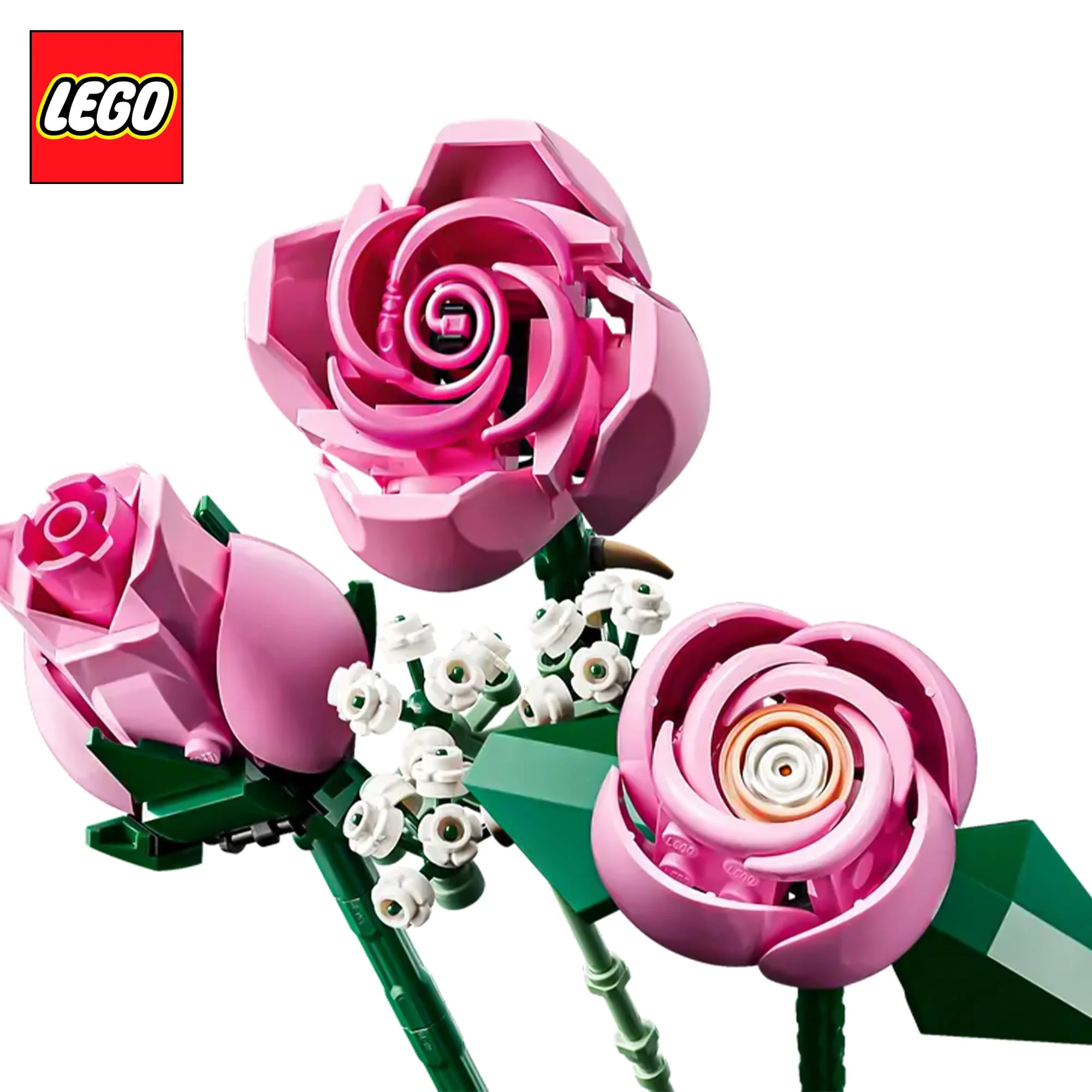 LEGO Botanicals #10374 Bouquet Of Pink Roses 789-Piece Buiulding Set - Image 3