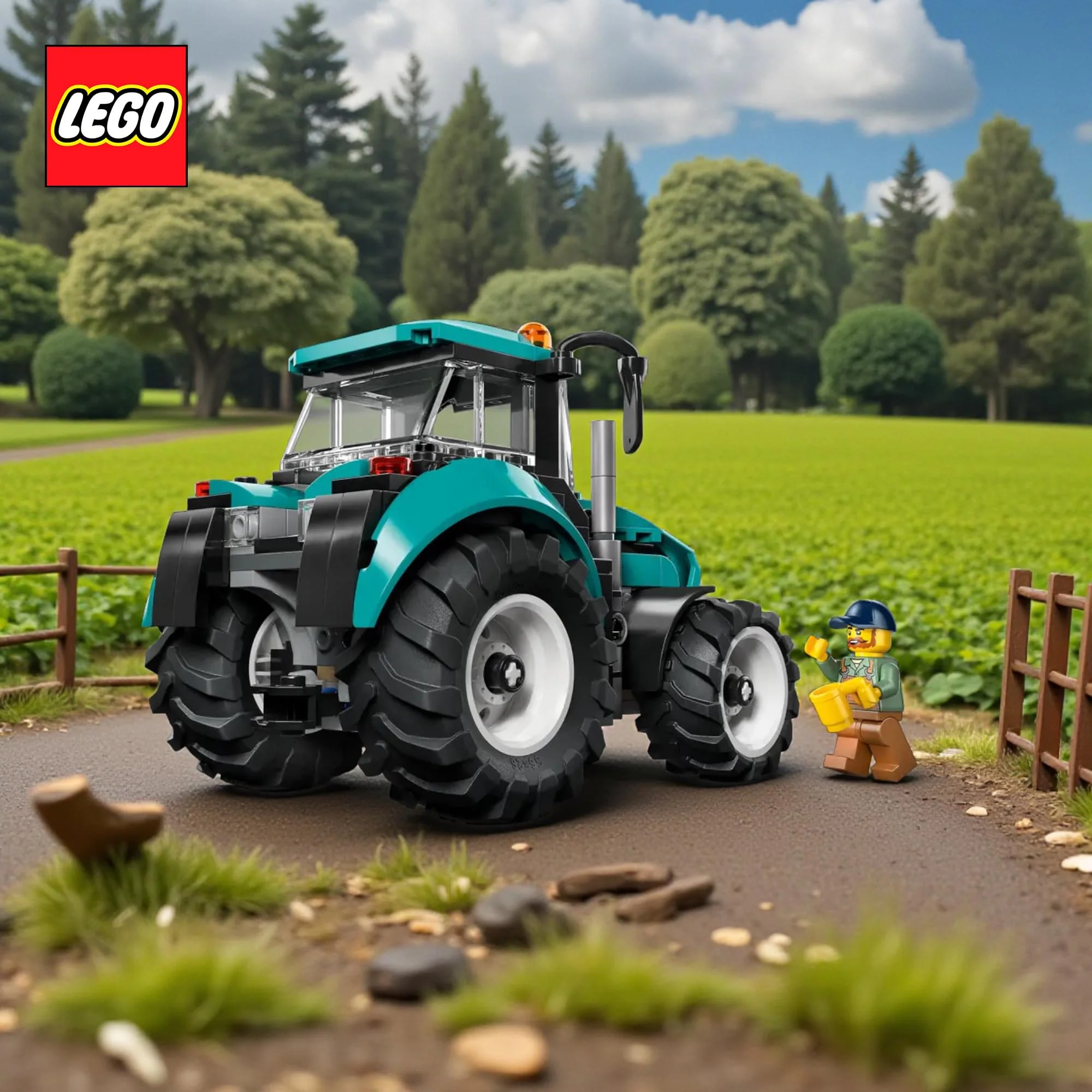 LEGO City 60498 Tractor 204-Piece Building Set - Image 4