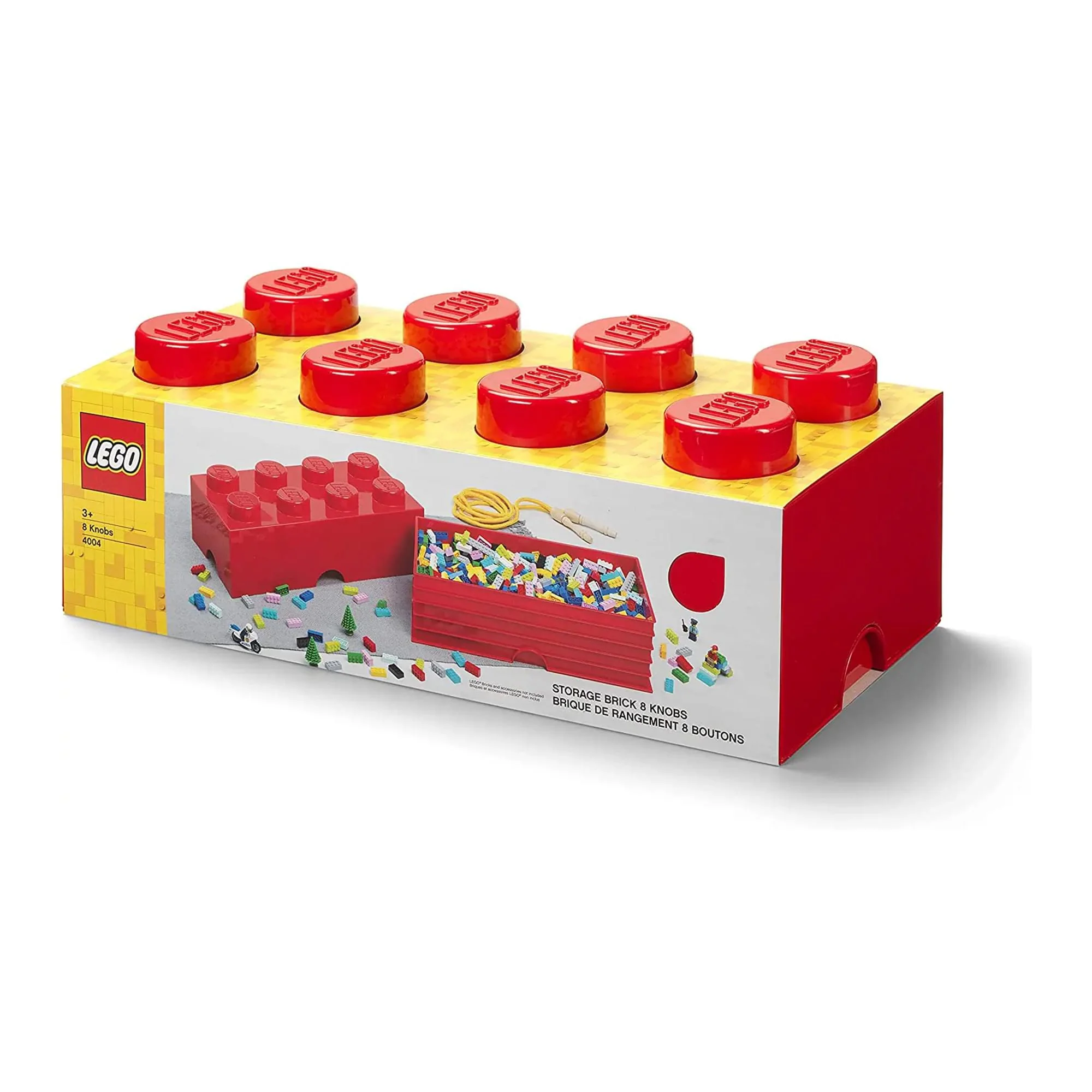 LEGO Storage Brick 8, Bright Red - Image 2