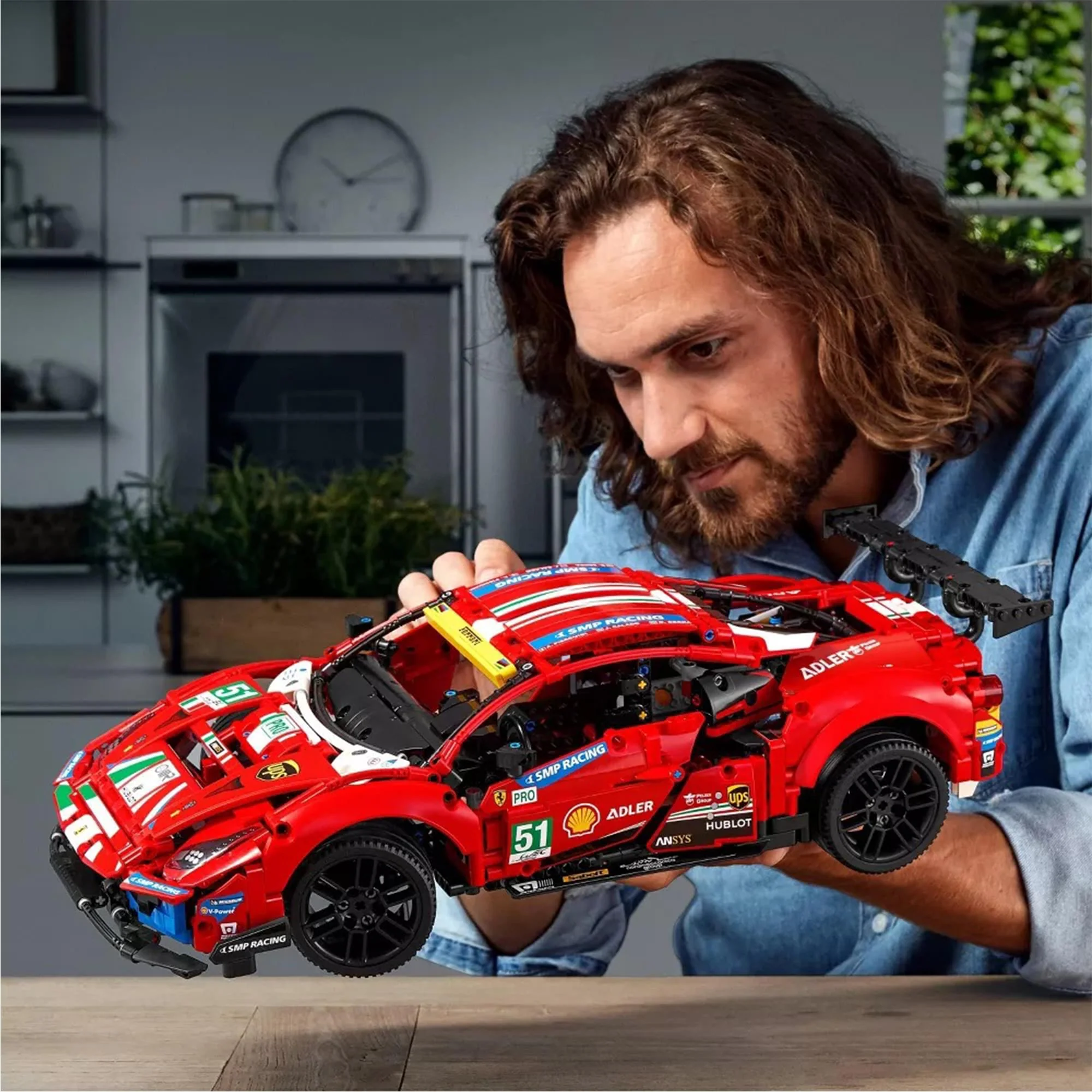 LEGO Technic 42125 Ferrari 488 GTE AF Corse #51 - Image 6