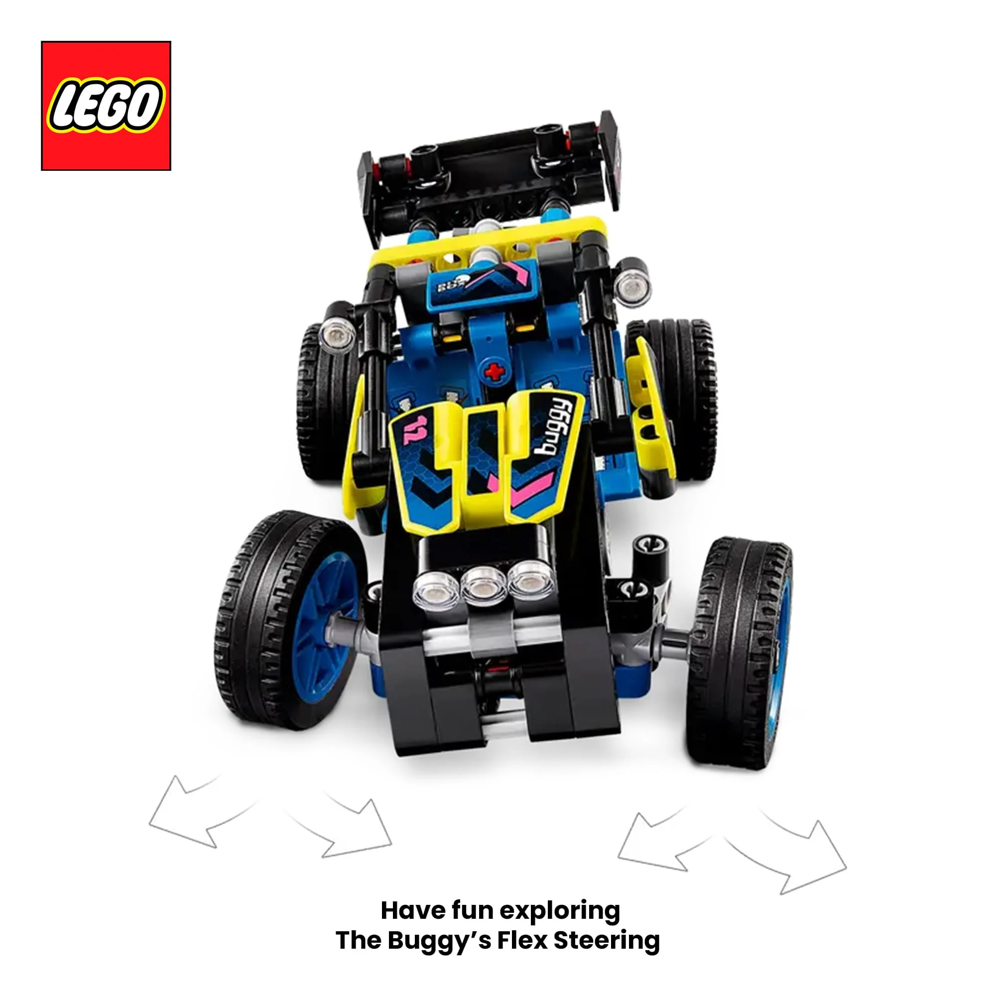 LEGO Technic 42164 Off-Road Race Buggy 219-Piece Building Set - Image 4
