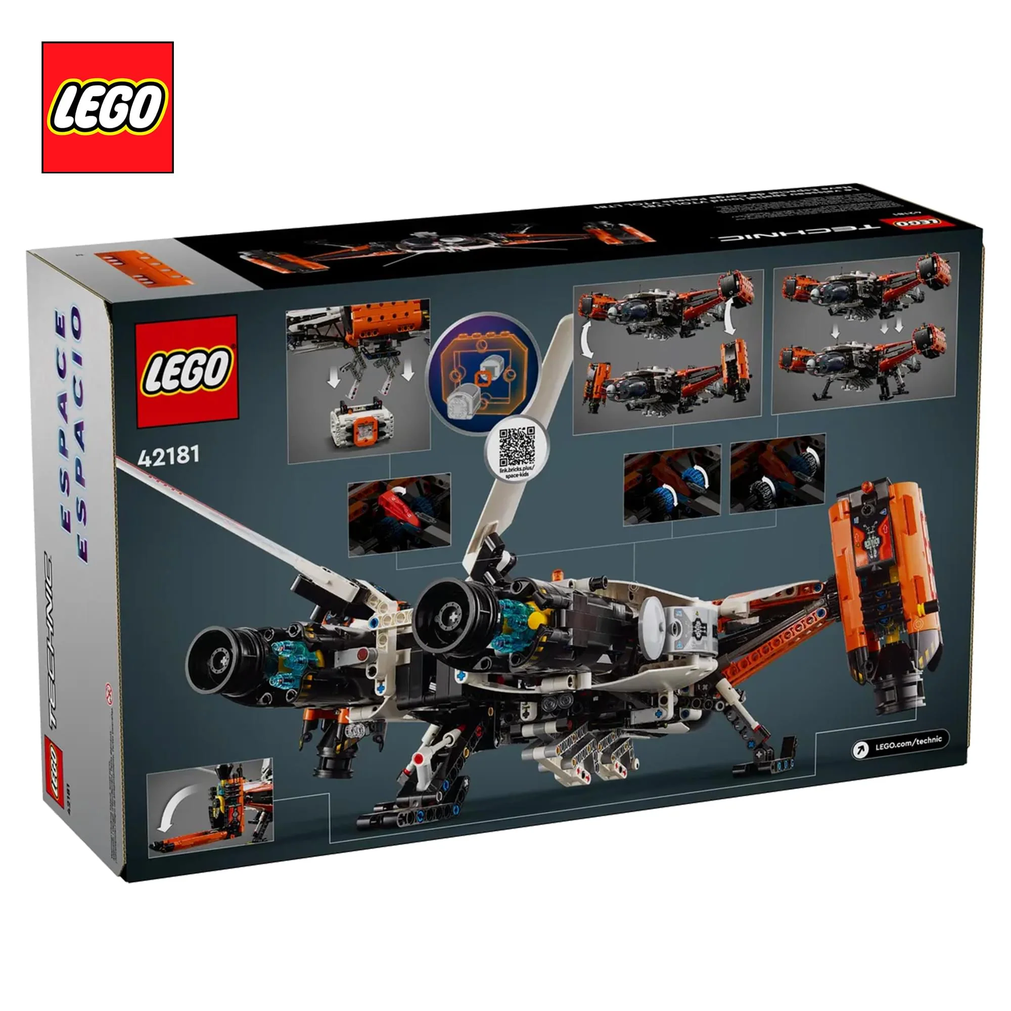 LEGO Technic 42181 VTOL Heavy Cargo Spaceship LT81 1365-Piece Building Set - Image 9