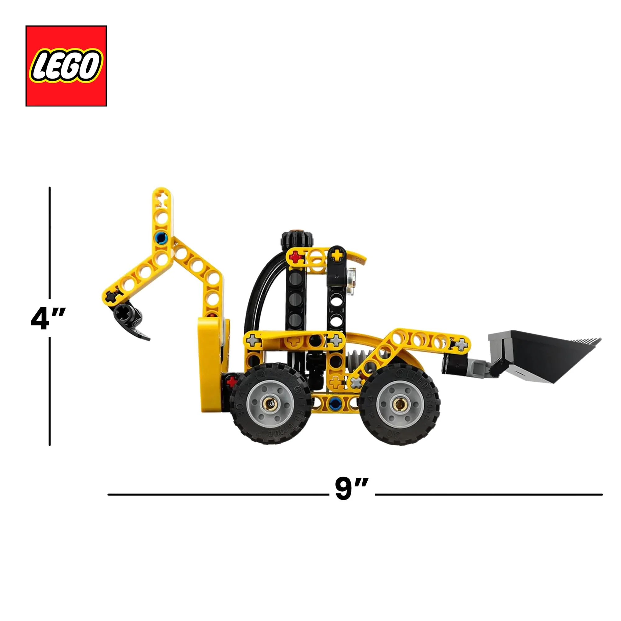LEGO Technic 42197 Backhoe Loader 104-Piece Building Set - Image 2