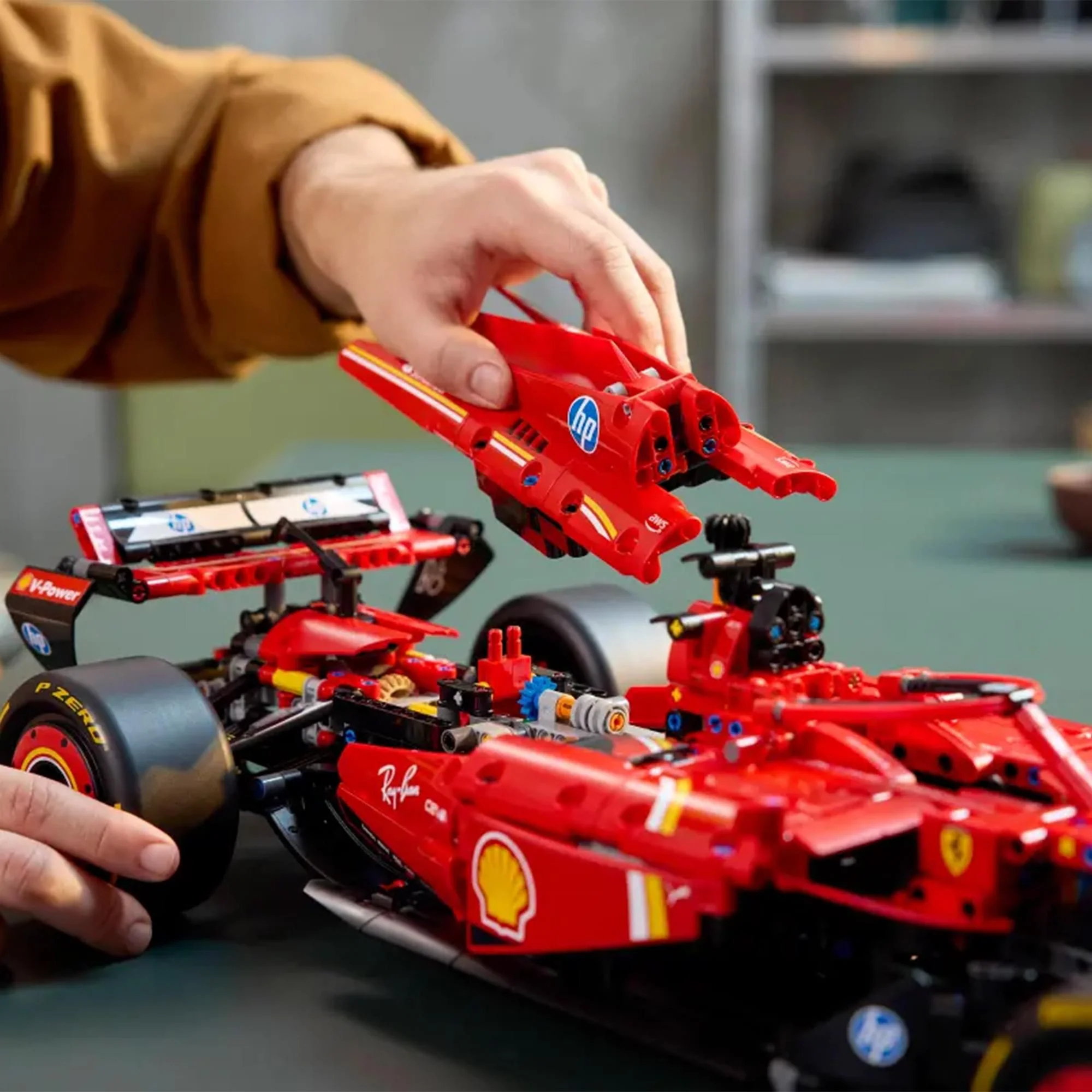 LEGO Technic 42207 Ferrari SF-24 F1 Model Car 1362 Piece Building Set - Image 8