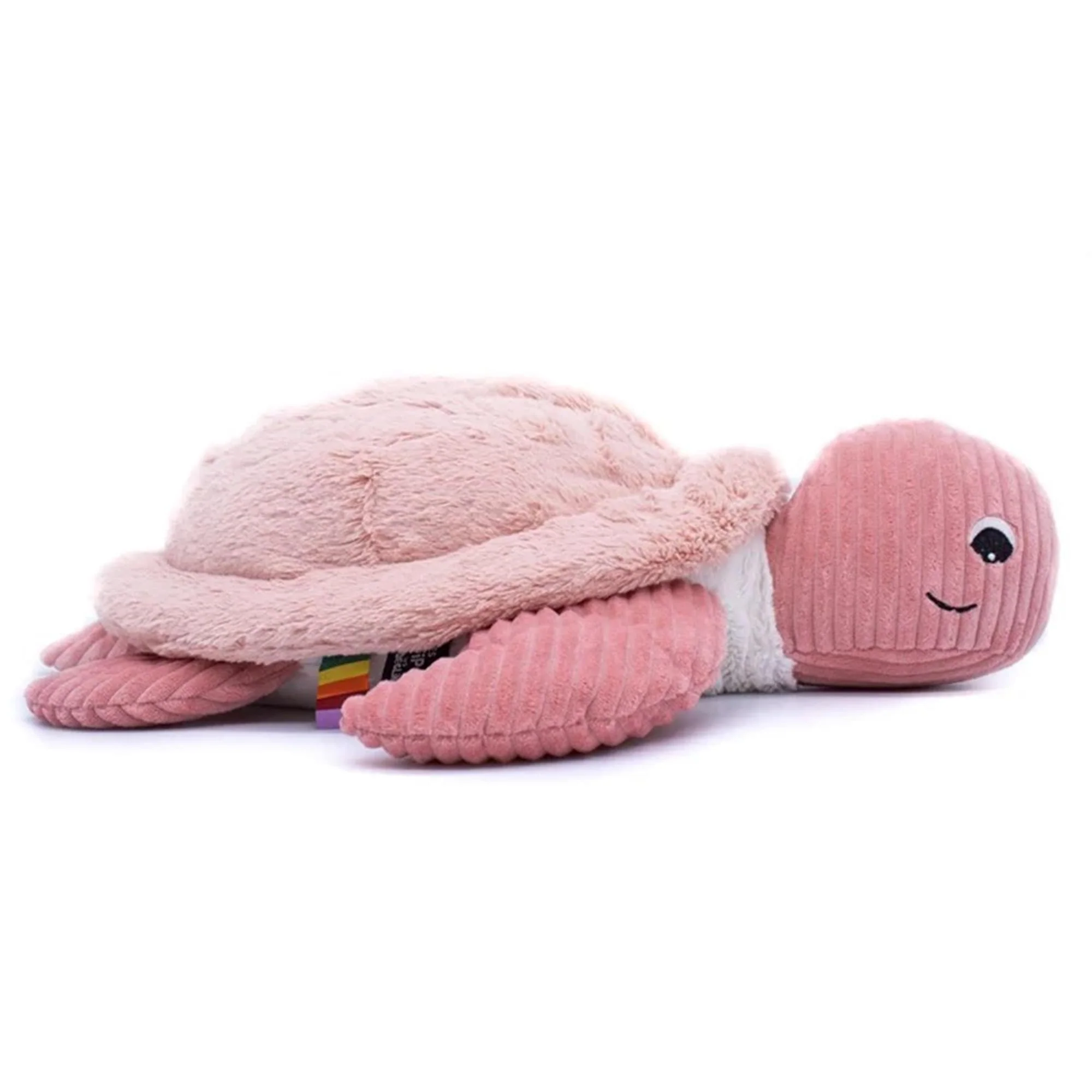 Les Deglingos Large Plush Animal | Pink Turtle - Image 2