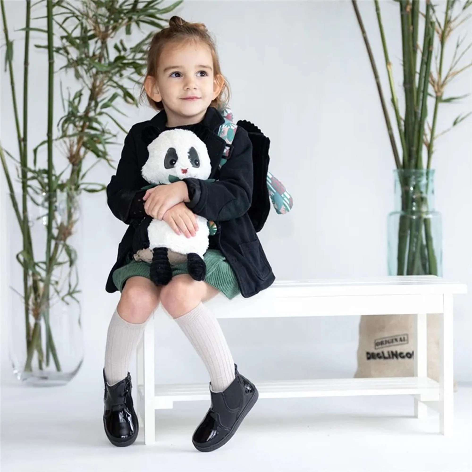 Les Deglingos Original Plush | Rototos the Panda - Image 2