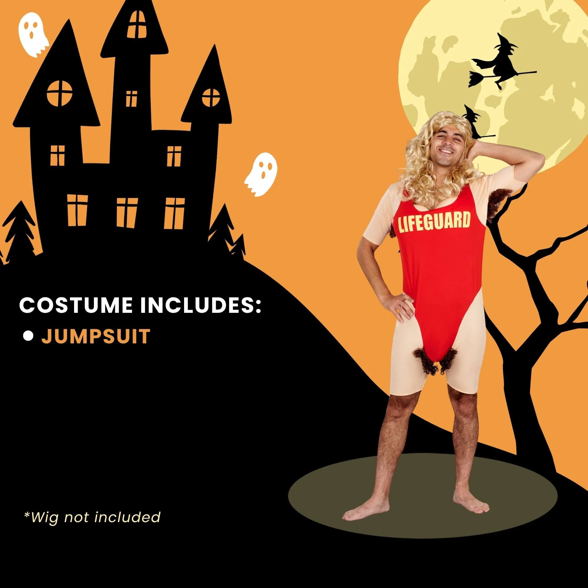 Lifeguard Standard Adult Costume - Image 4